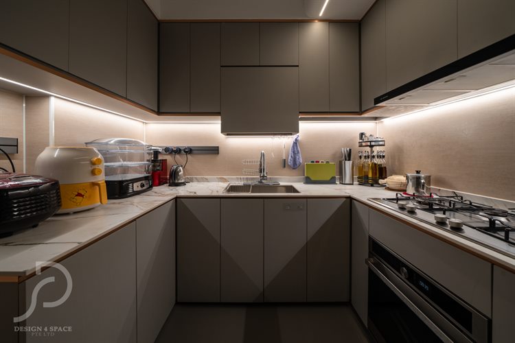 Contemporary, Modern Design - Kitchen - Condominium - Design by Design 4 Space Pte Ltd