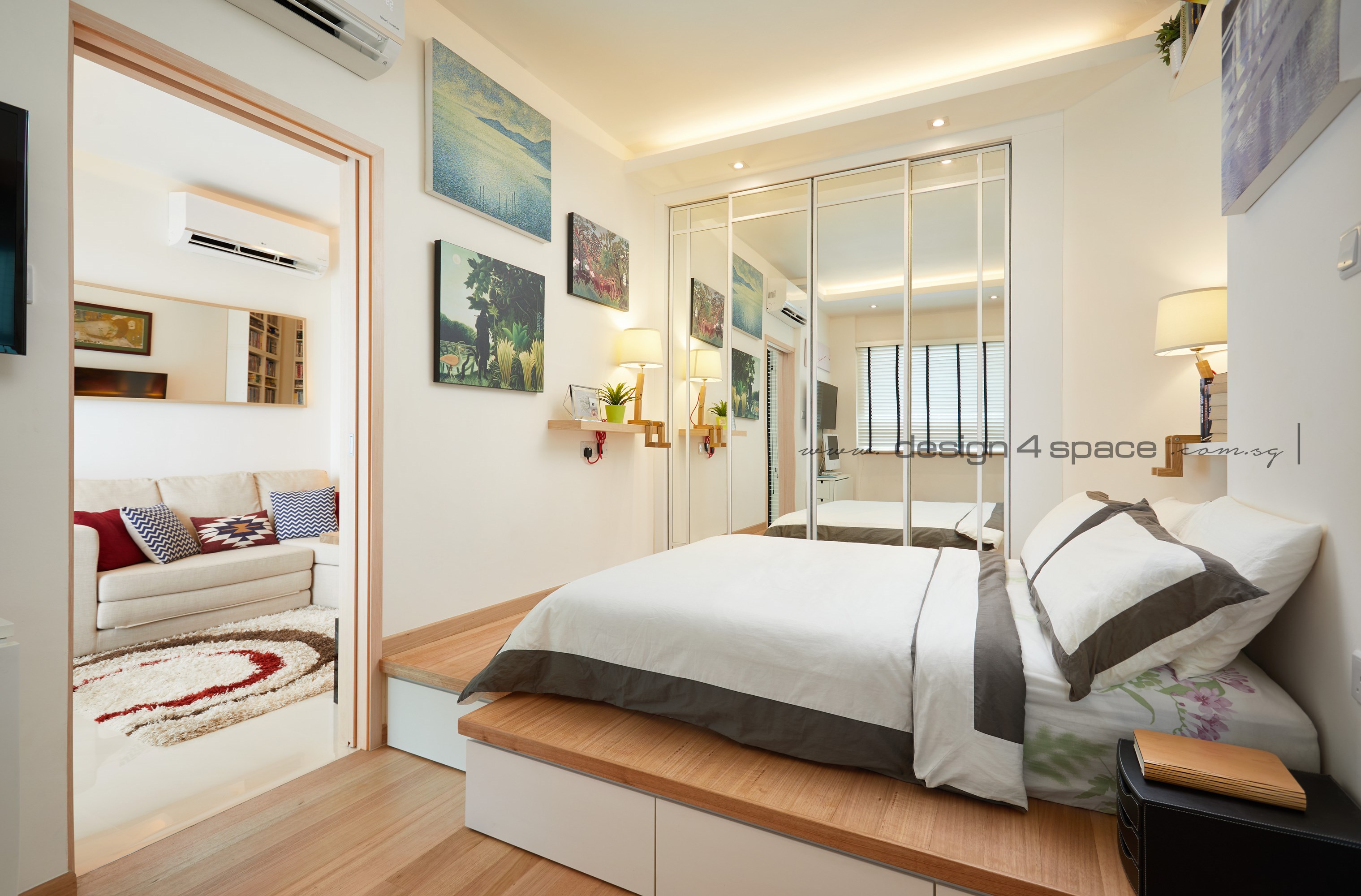 Minimalist Design - Bedroom - Condominium - Design by Design 4 Space Pte Ltd