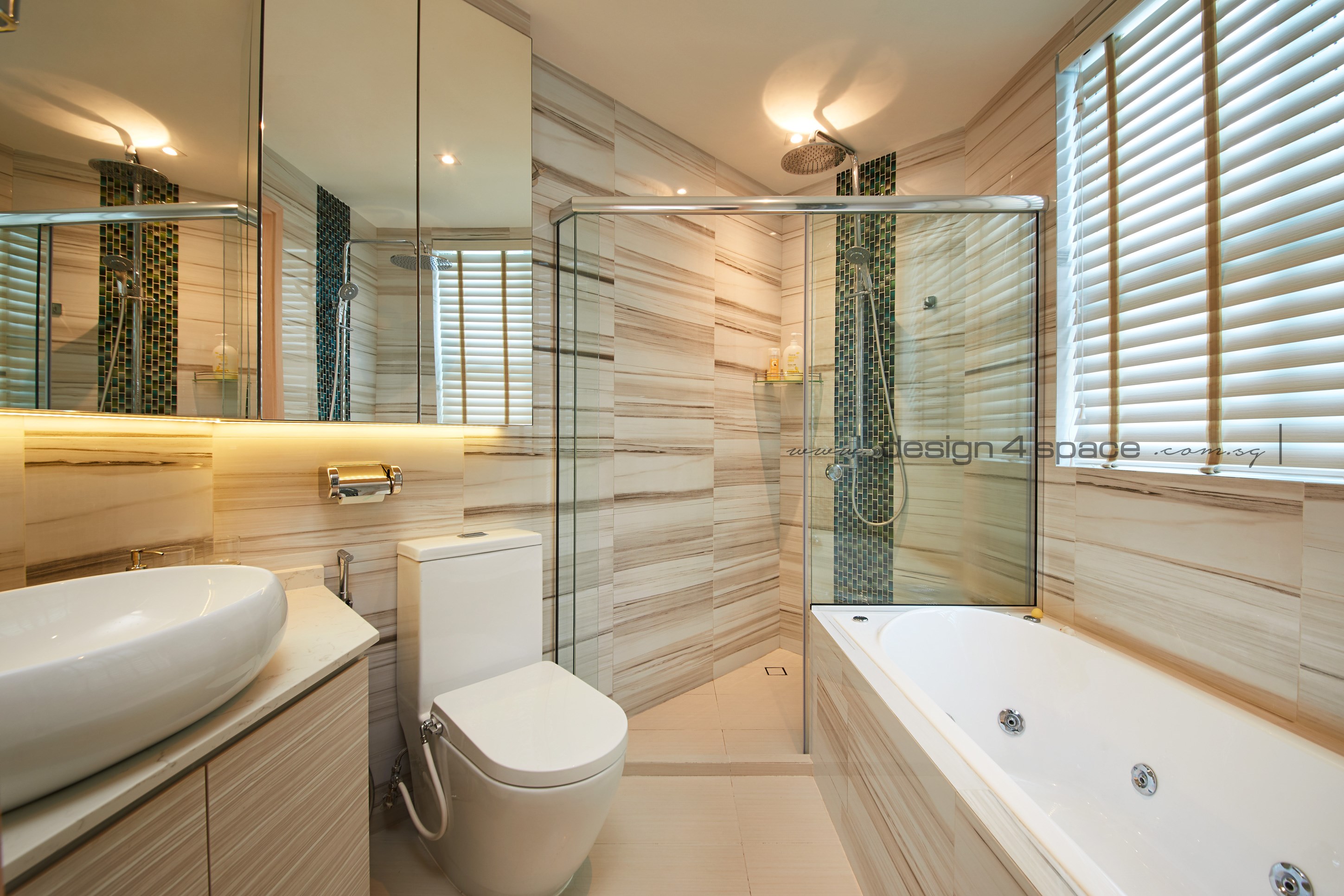 Minimalist Design - Bathroom - Condominium - Design by Design 4 Space Pte Ltd