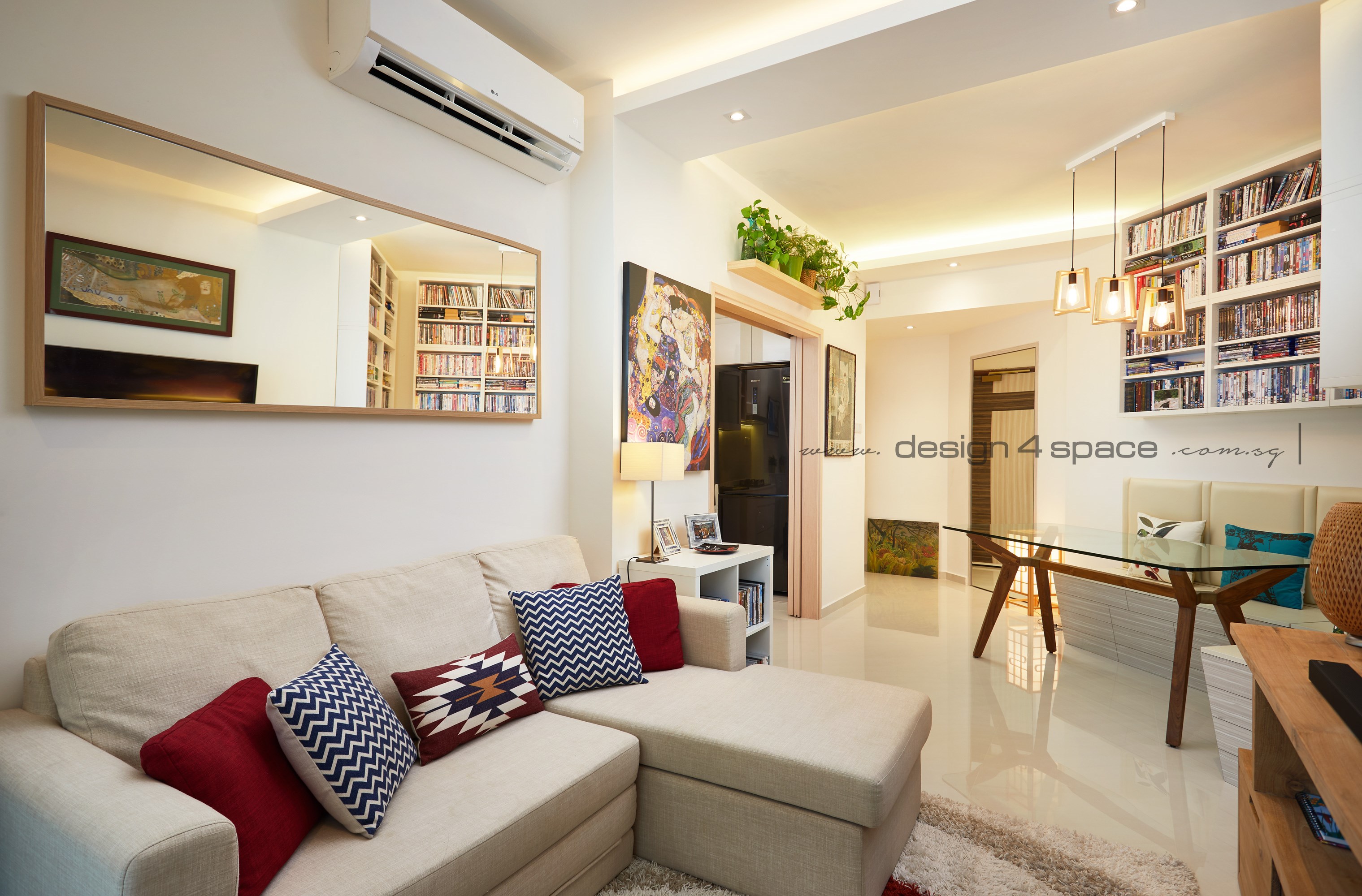 Minimalist Design - Living Room - Condominium - Design by Design 4 Space Pte Ltd