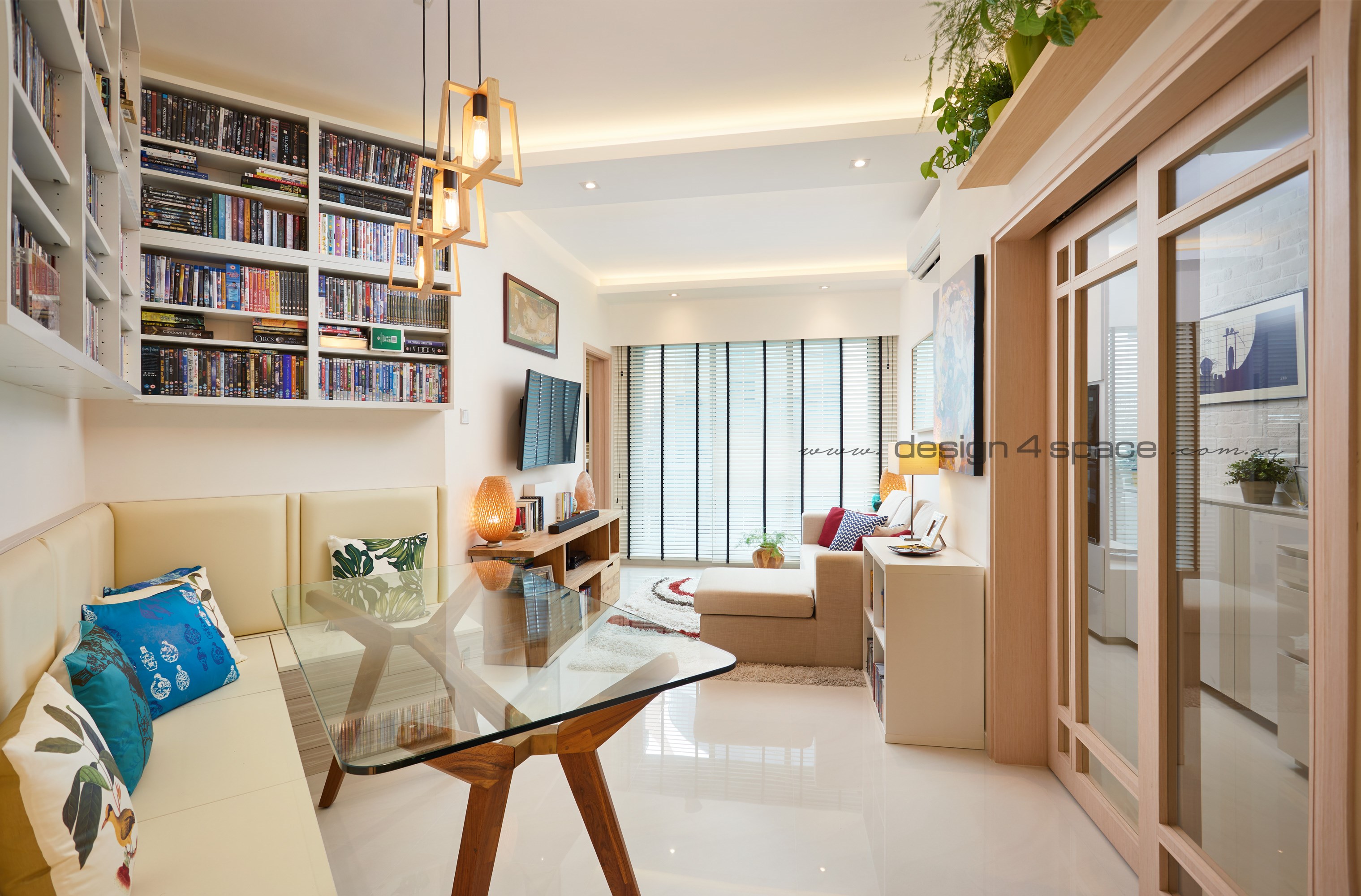 Minimalist Design - Living Room - Condominium - Design by Design 4 Space Pte Ltd