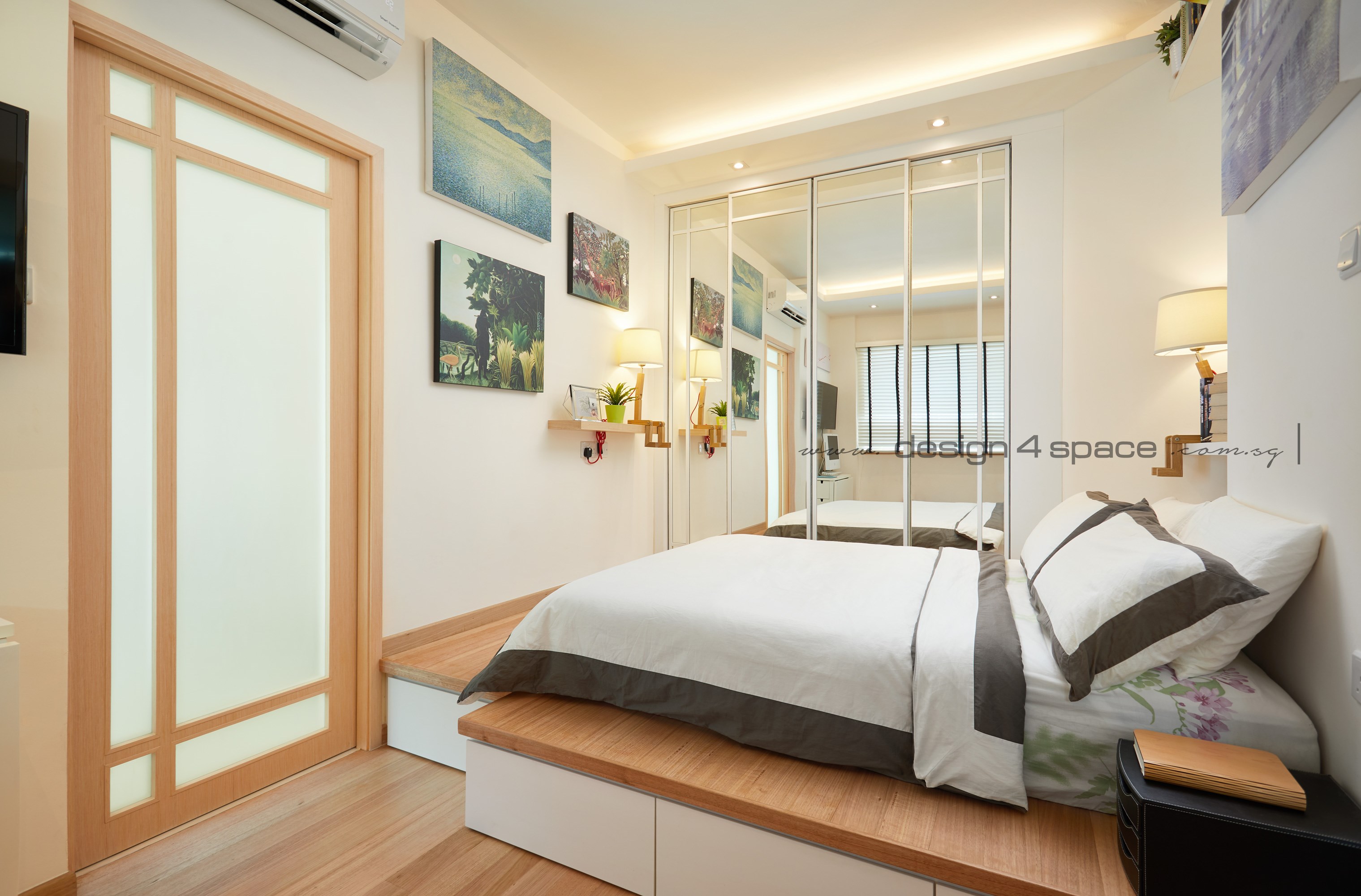 Minimalist Design - Bedroom - Condominium - Design by Design 4 Space Pte Ltd