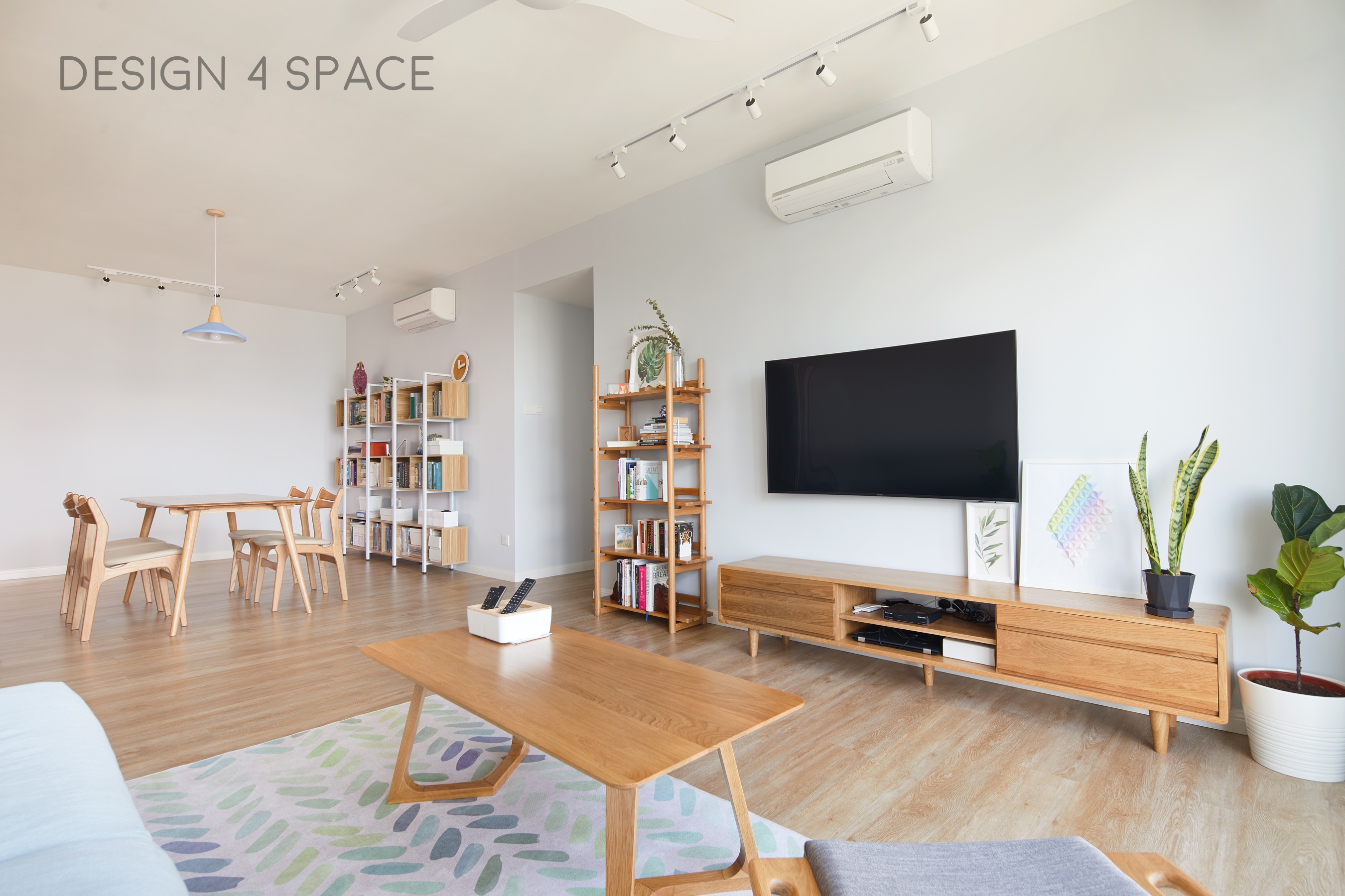 Contemporary, Minimalist, Scandinavian Design - Living Room - Condominium - Design by Design 4 Space Pte Ltd