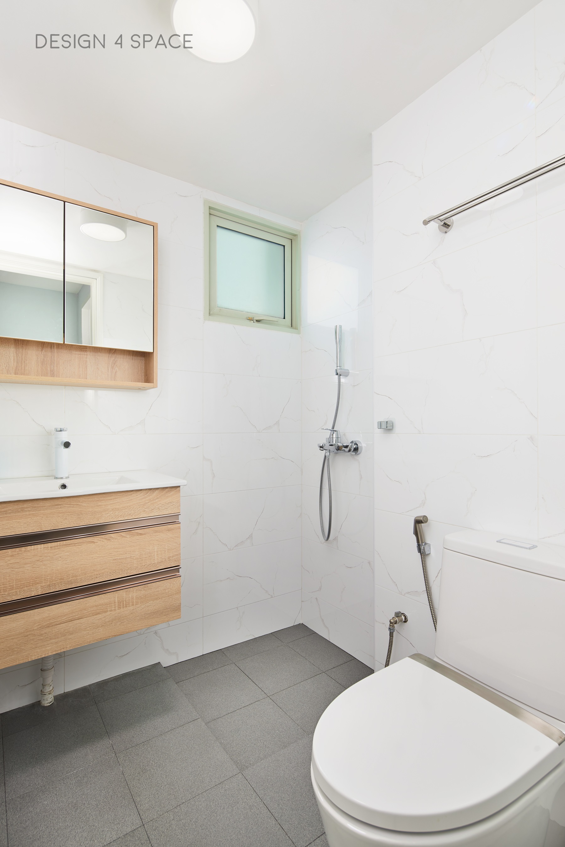 Contemporary, Minimalist, Scandinavian Design - Bathroom - Condominium - Design by Design 4 Space Pte Ltd