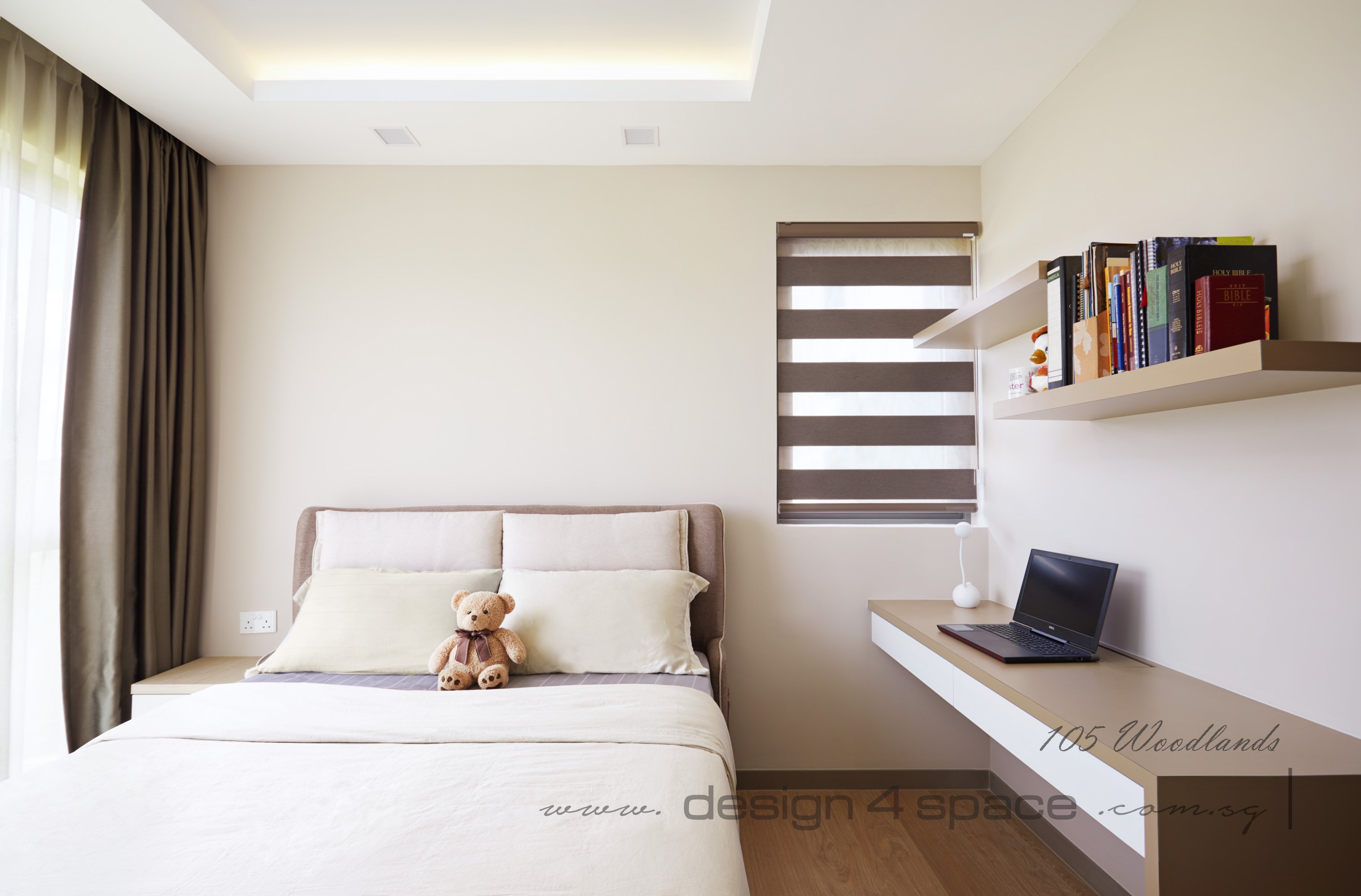 Contemporary Design - Bedroom - Condominium - Design by Design 4 Space Pte Ltd