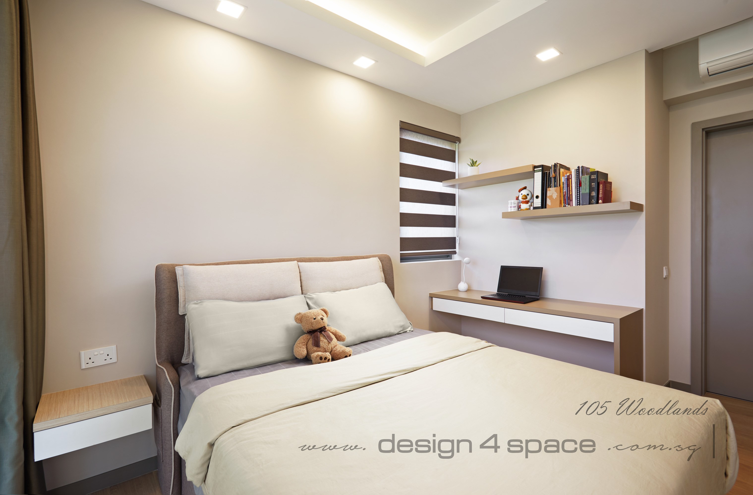 Contemporary Design - Bedroom - Condominium - Design by Design 4 Space Pte Ltd