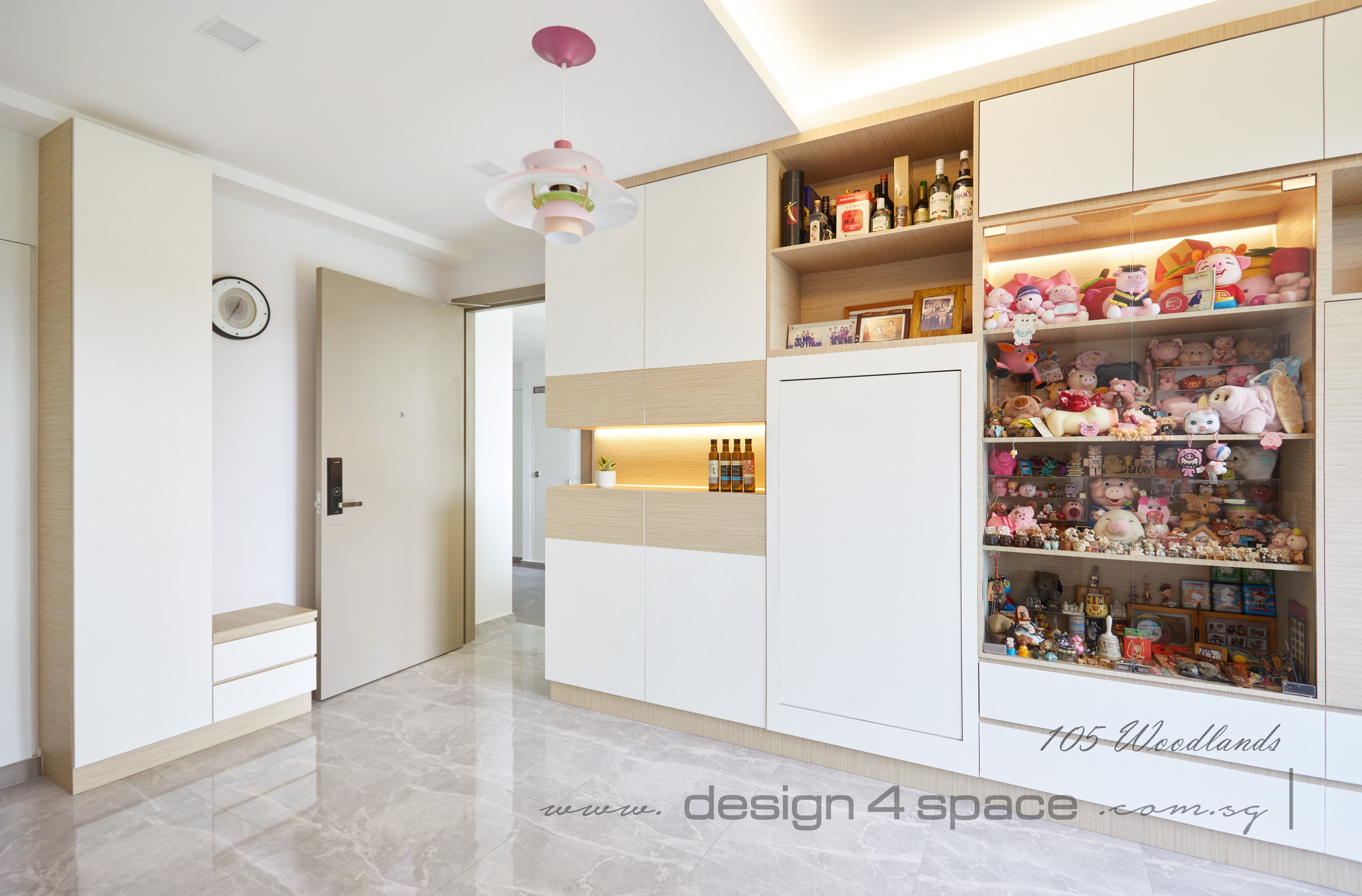 Contemporary Design - Living Room - Condominium - Design by Design 4 Space Pte Ltd