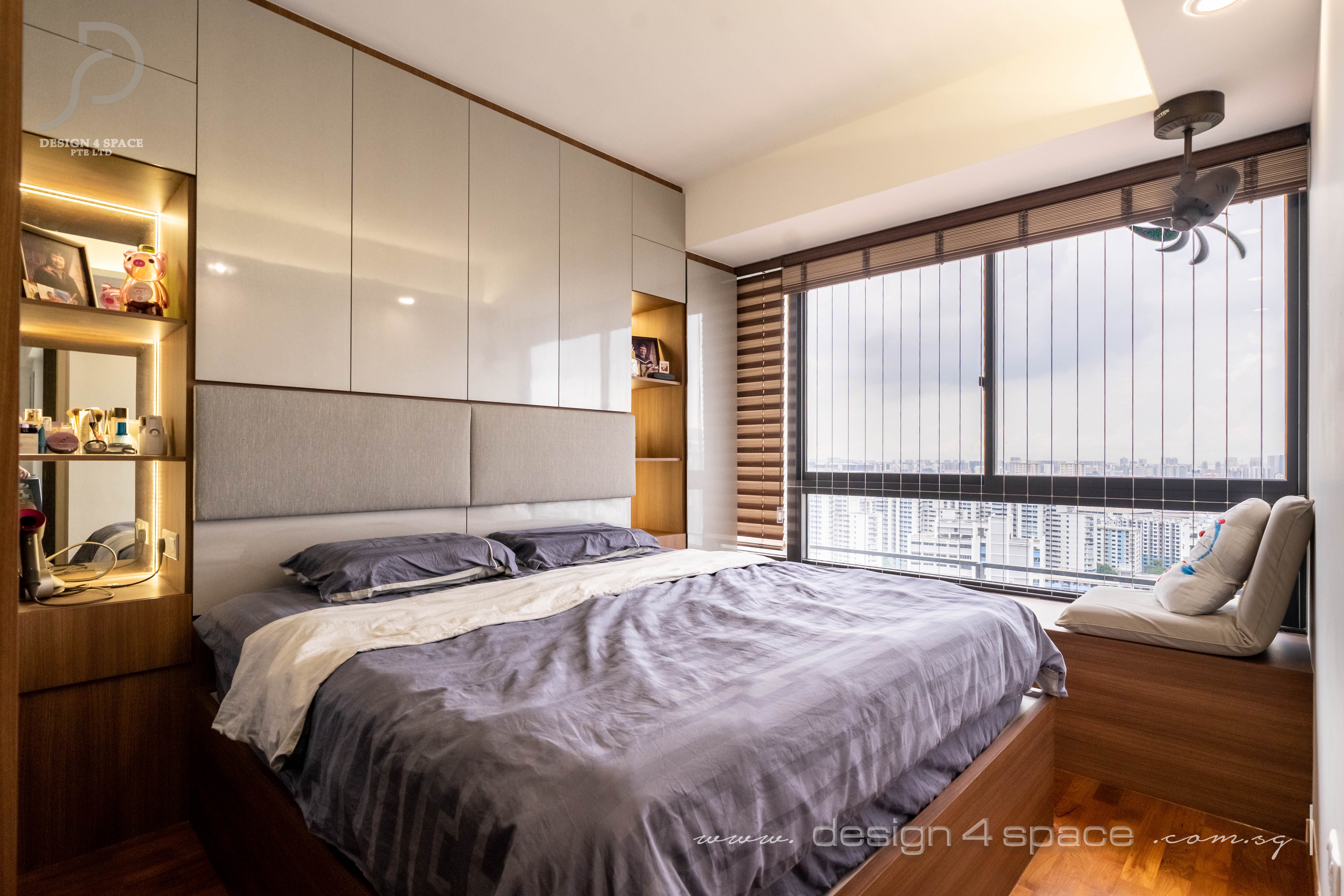 Modern Design - Bedroom - Condominium - Design by Design 4 Space Pte Ltd