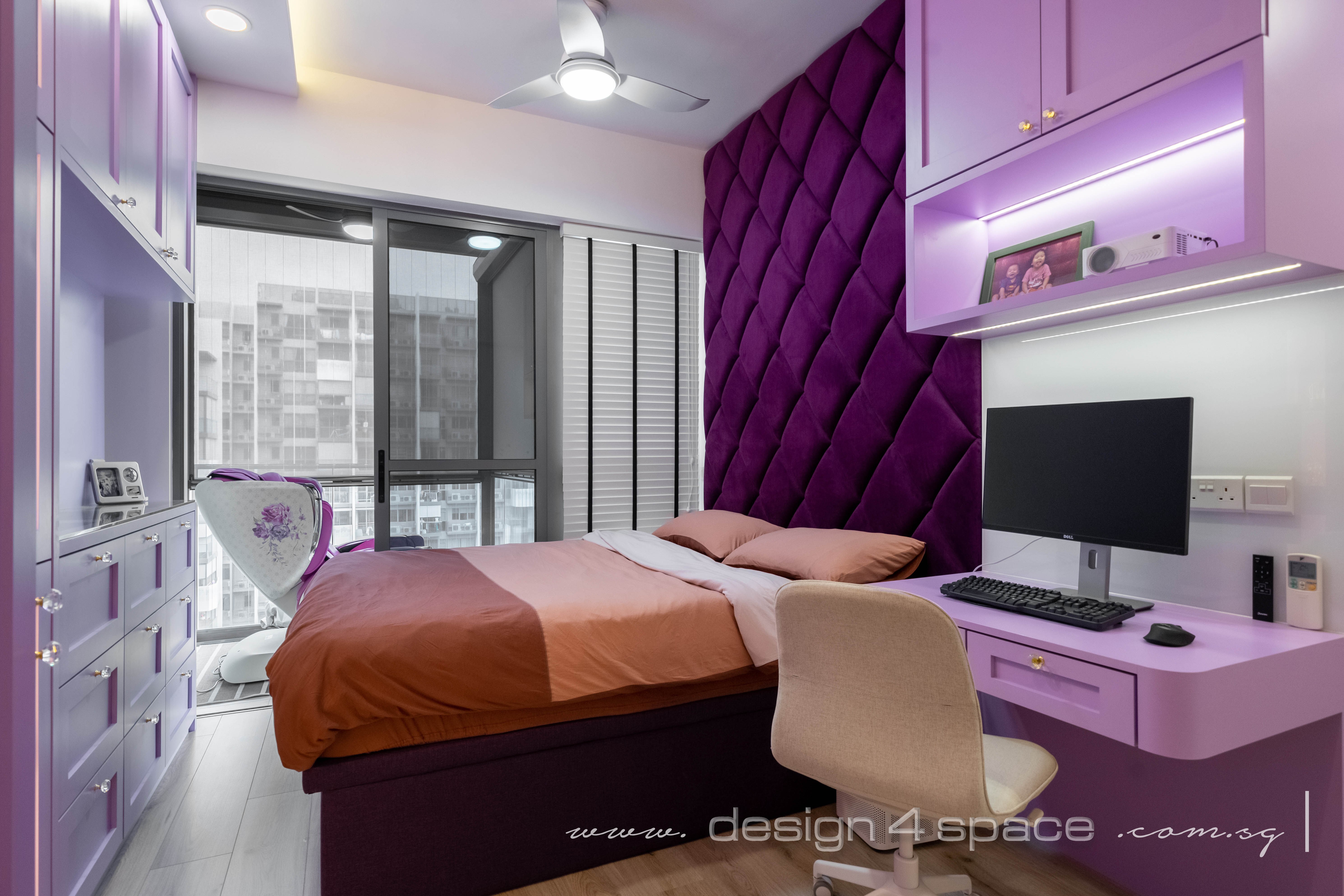 Modern Design - Bedroom - Condominium - Design by Design 4 Space Pte Ltd