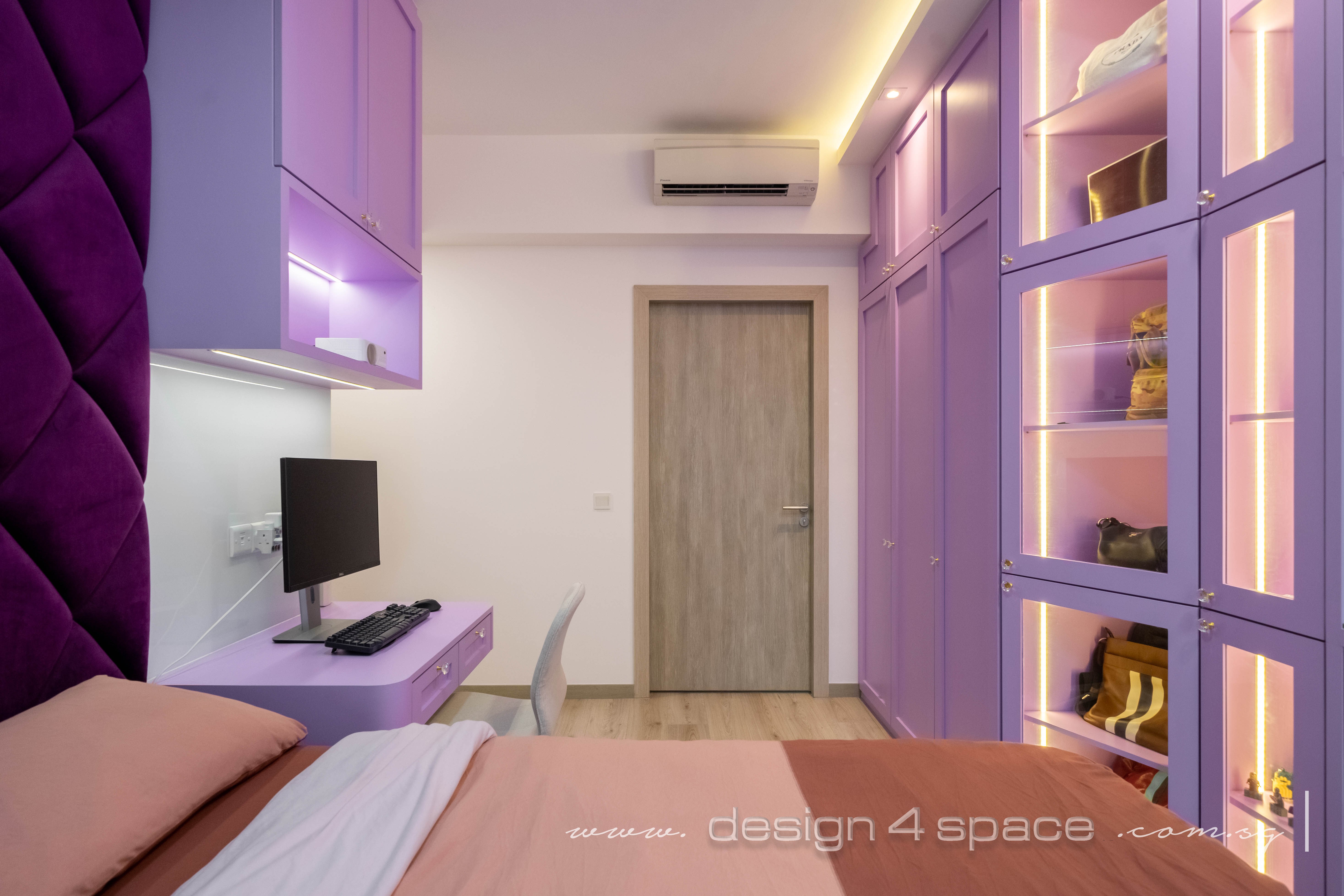 Modern Design - Bedroom - Condominium - Design by Design 4 Space Pte Ltd