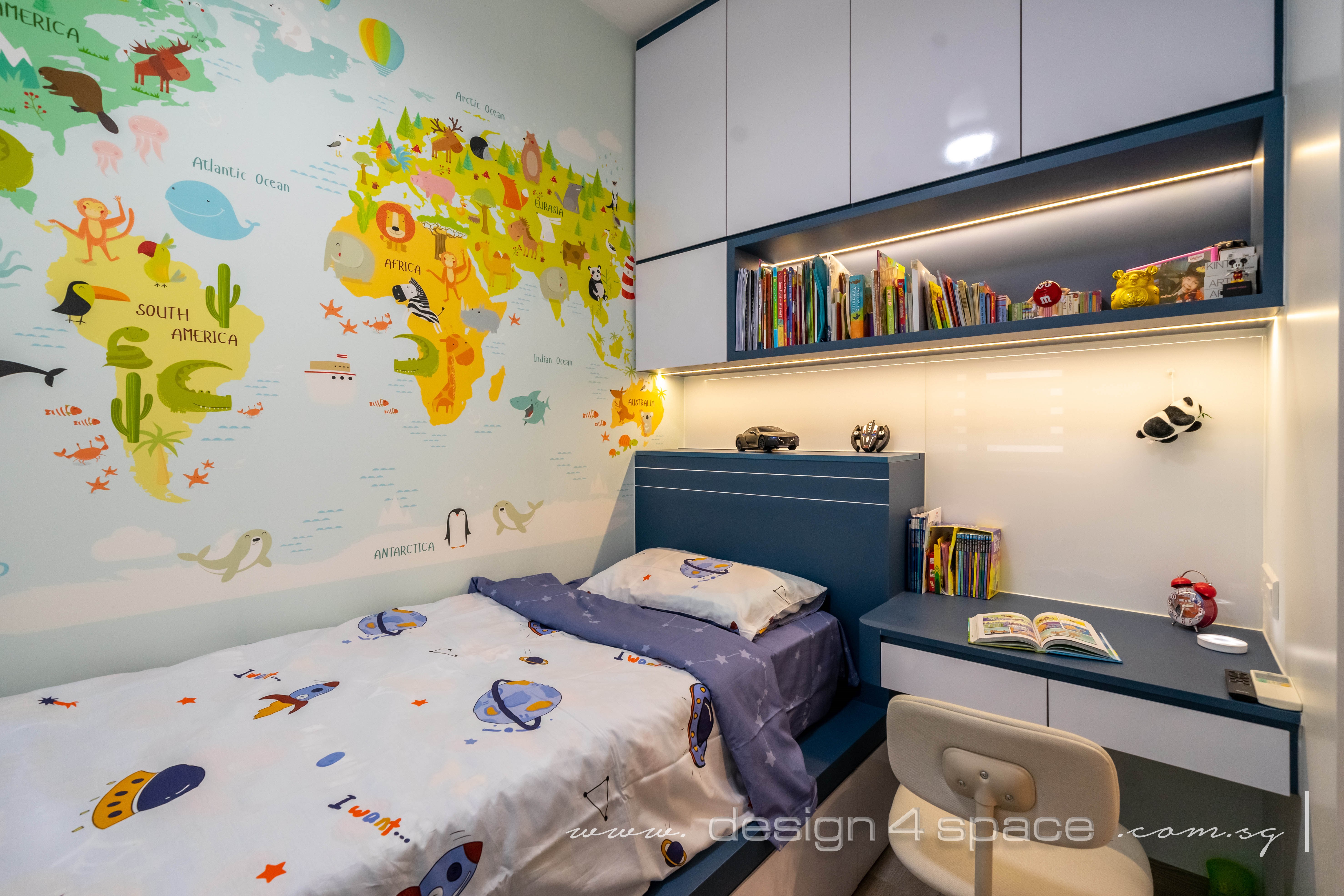 Modern Design - Bedroom - Condominium - Design by Design 4 Space Pte Ltd