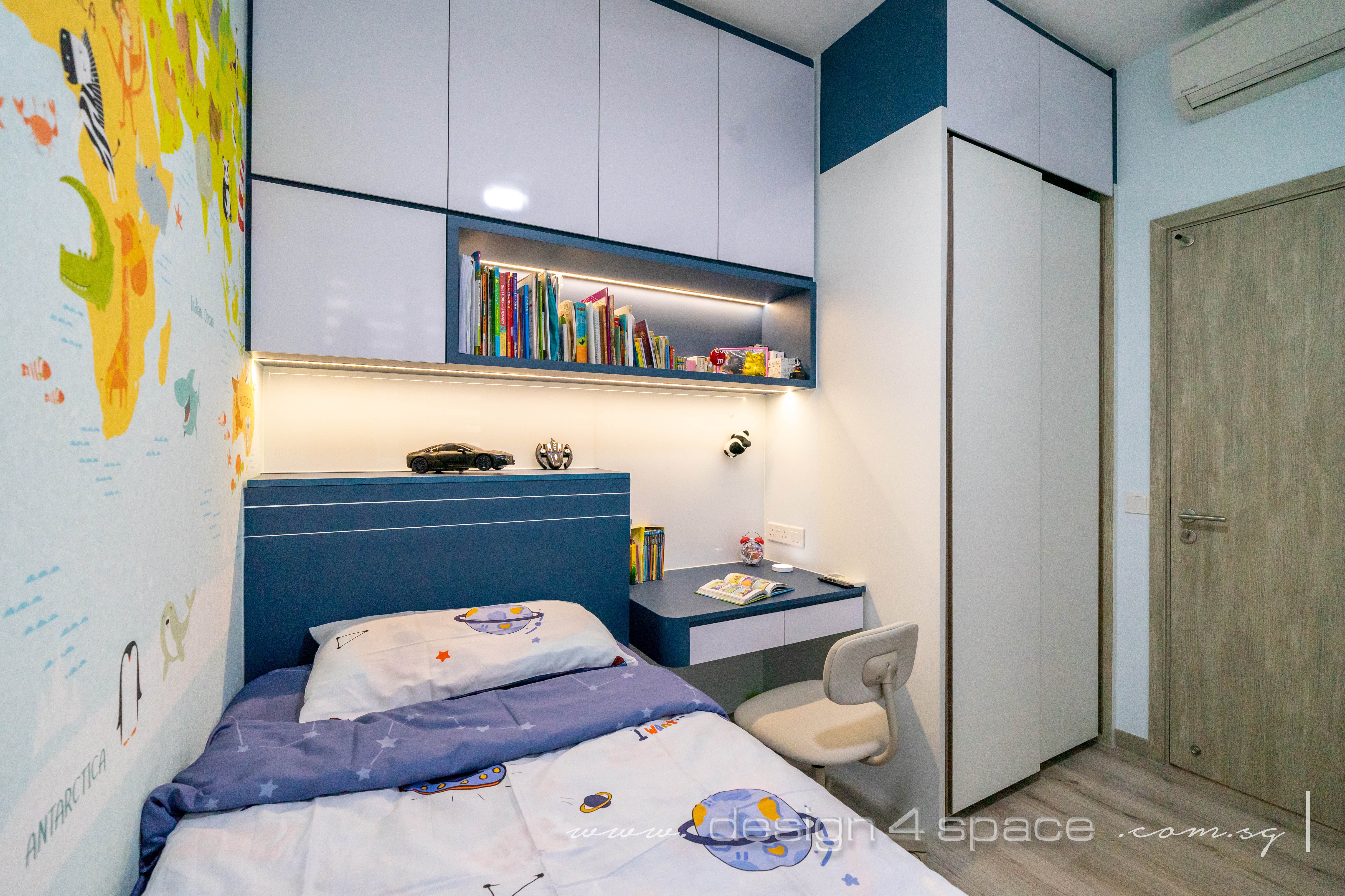 Modern Design - Bedroom - Condominium - Design by Design 4 Space Pte Ltd