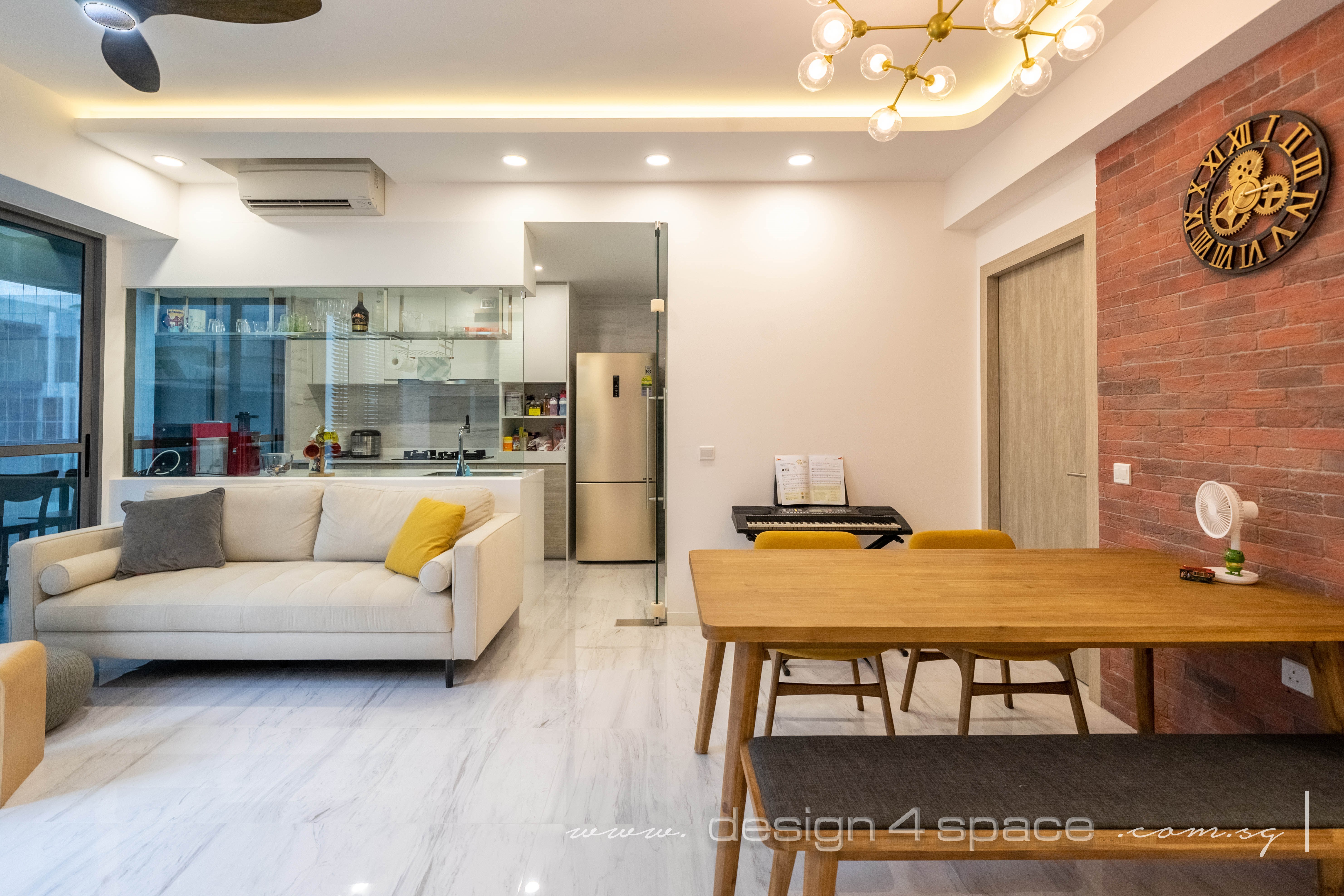 Modern Design - Dining Room - Condominium - Design by Design 4 Space Pte Ltd