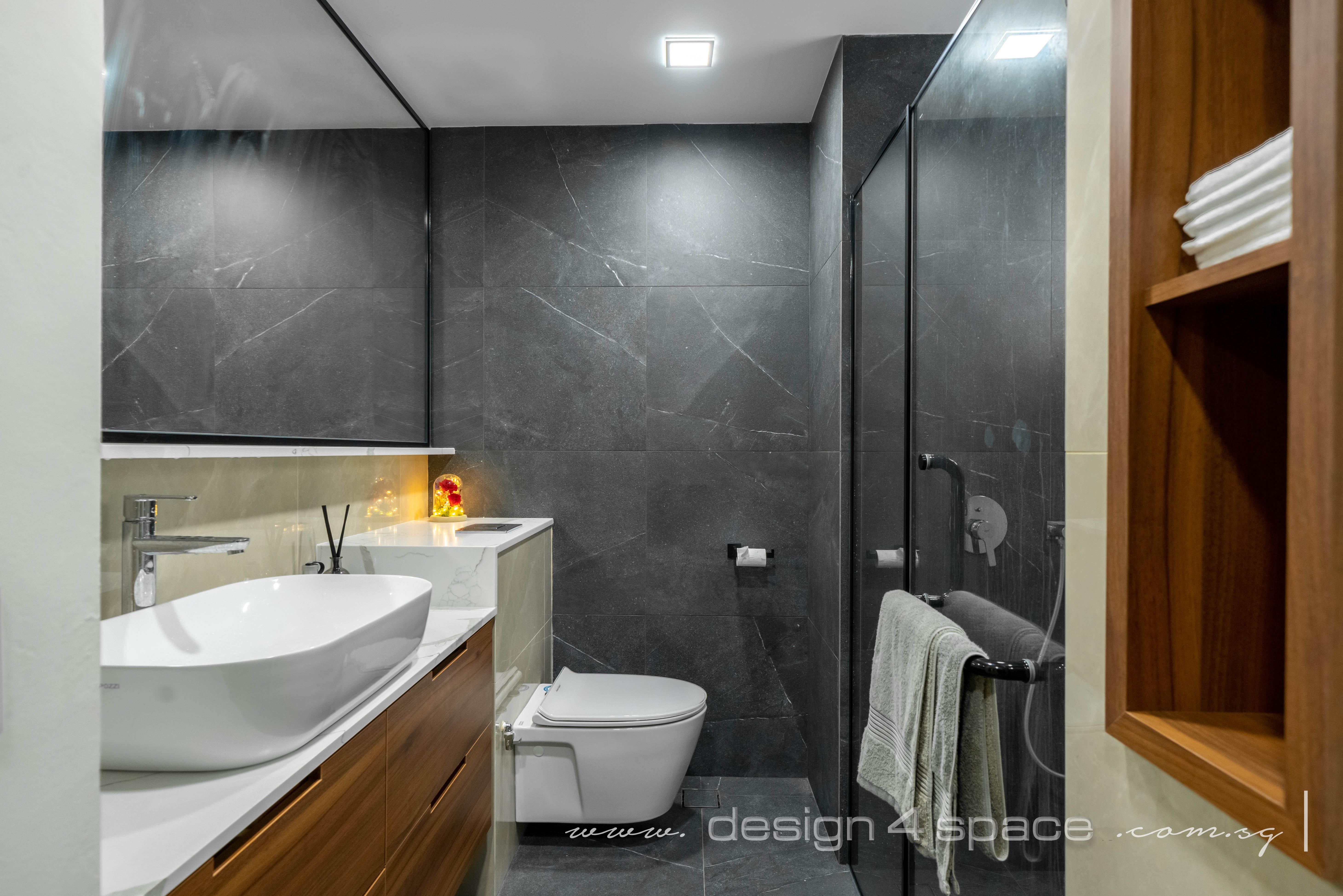 Contemporary Design - Bathroom - Condominium - Design by Design 4 Space Pte Ltd