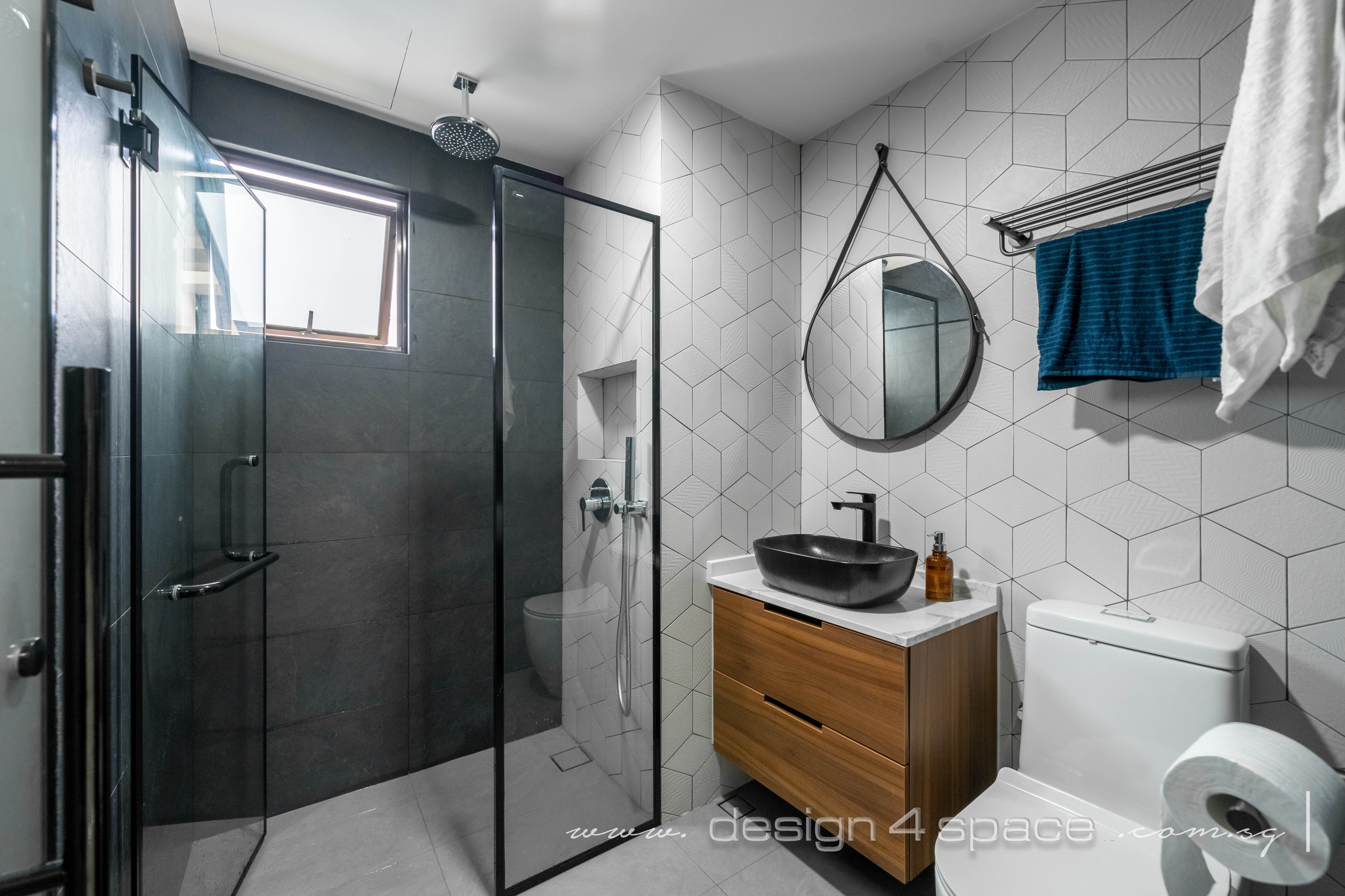 Contemporary Design - Bathroom - Condominium - Design by Design 4 Space Pte Ltd