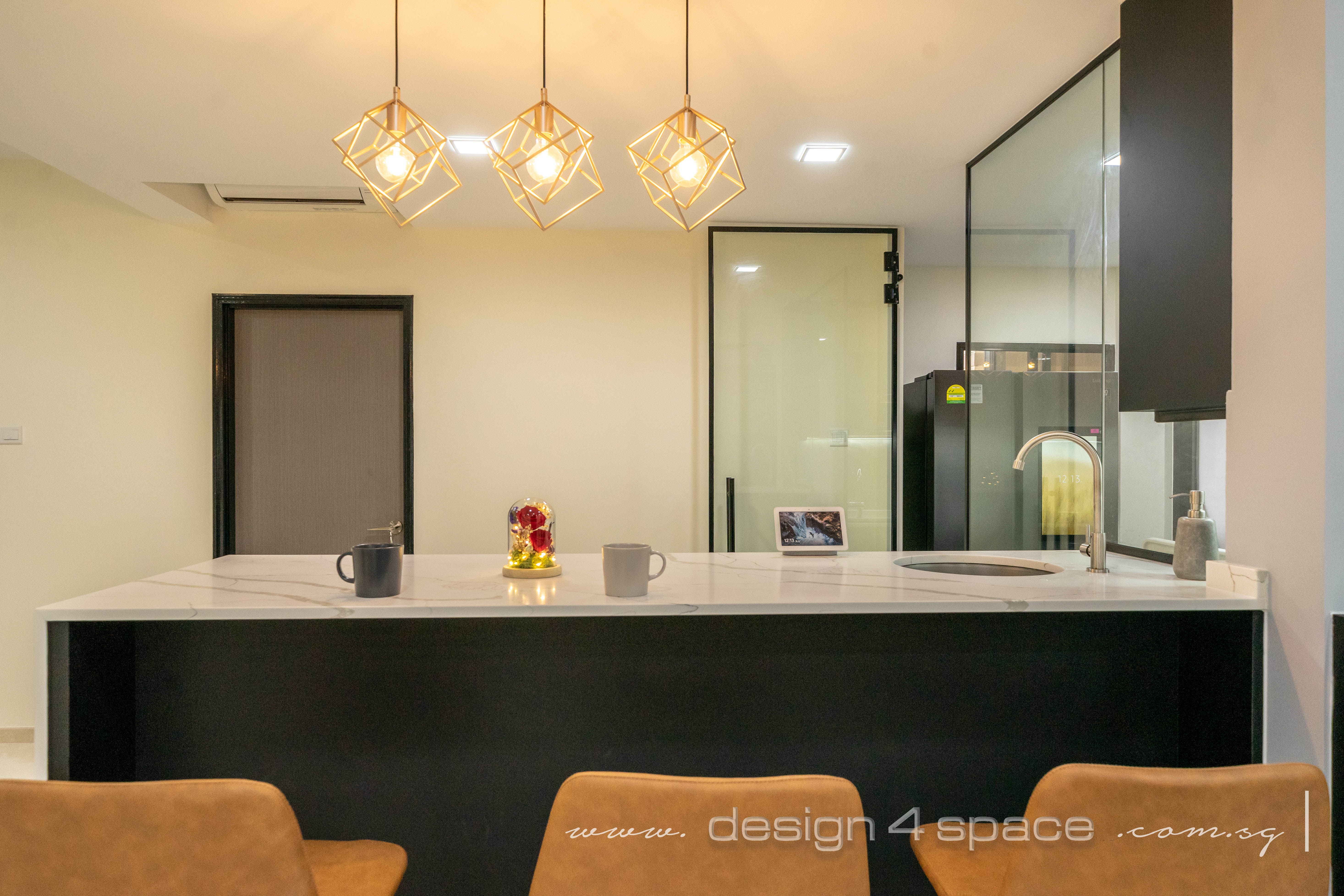 Contemporary Design - Dining Room - Condominium - Design by Design 4 Space Pte Ltd