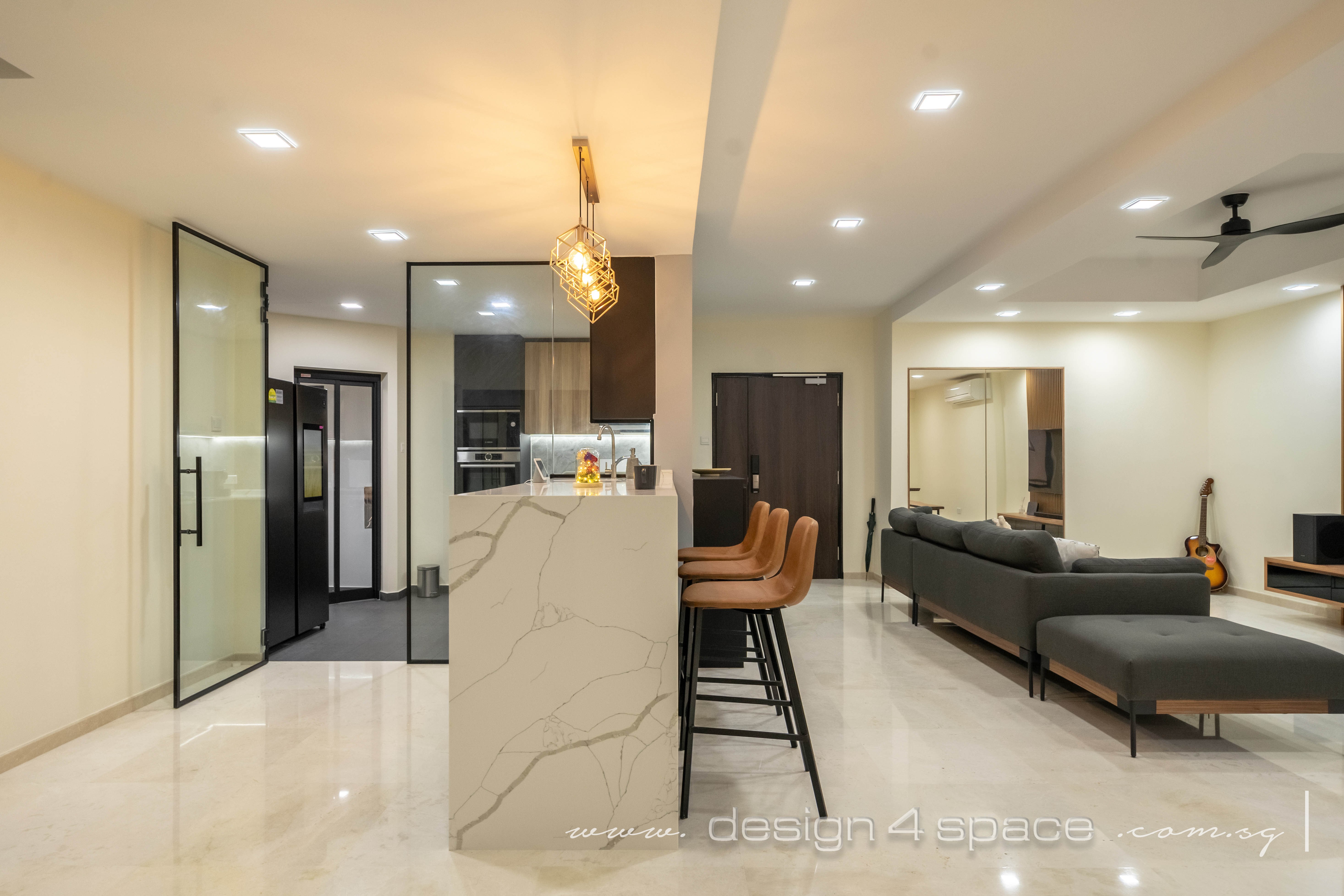 Contemporary Design - Dining Room - Condominium - Design by Design 4 Space Pte Ltd