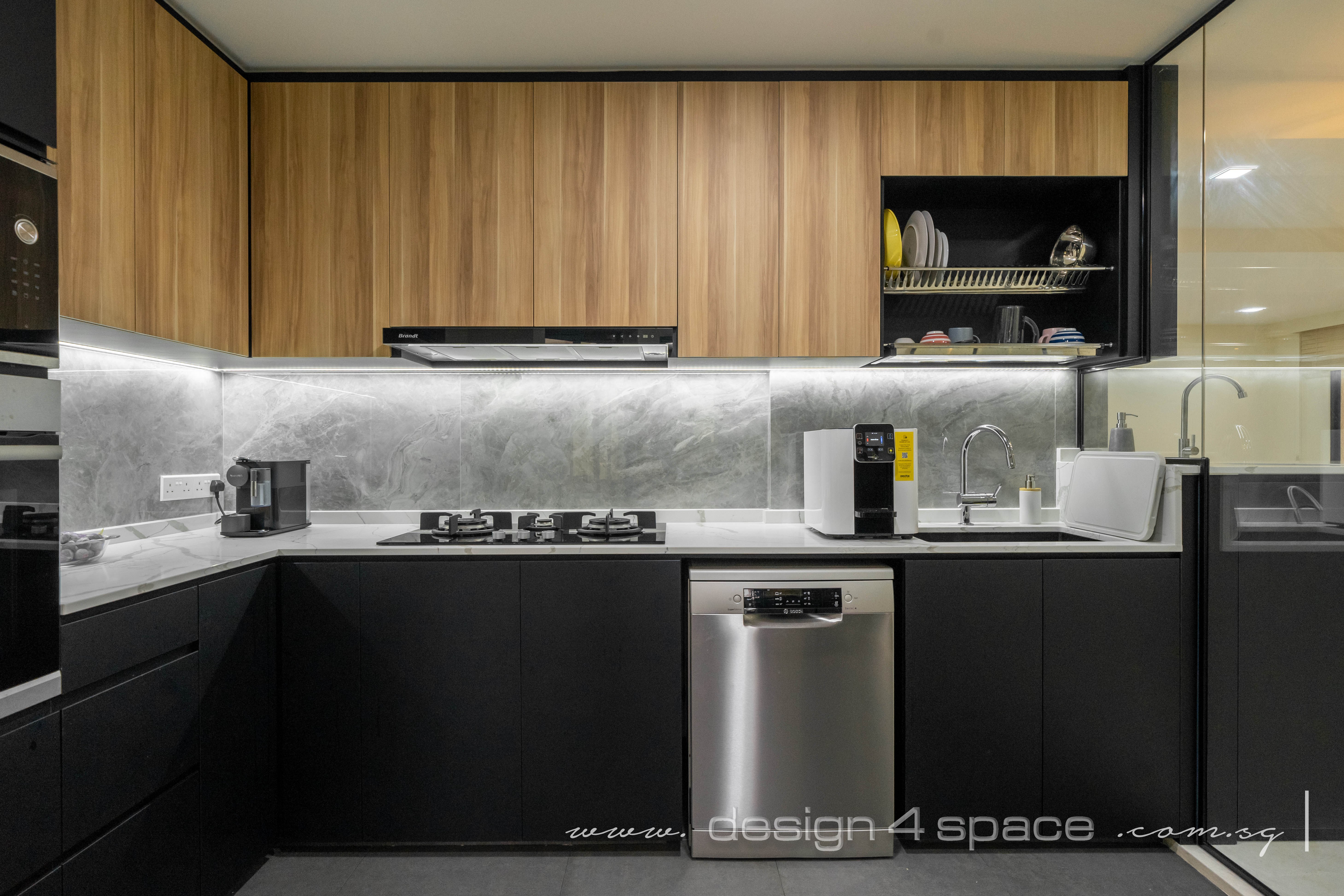 Contemporary Design - Kitchen - Condominium - Design by Design 4 Space Pte Ltd