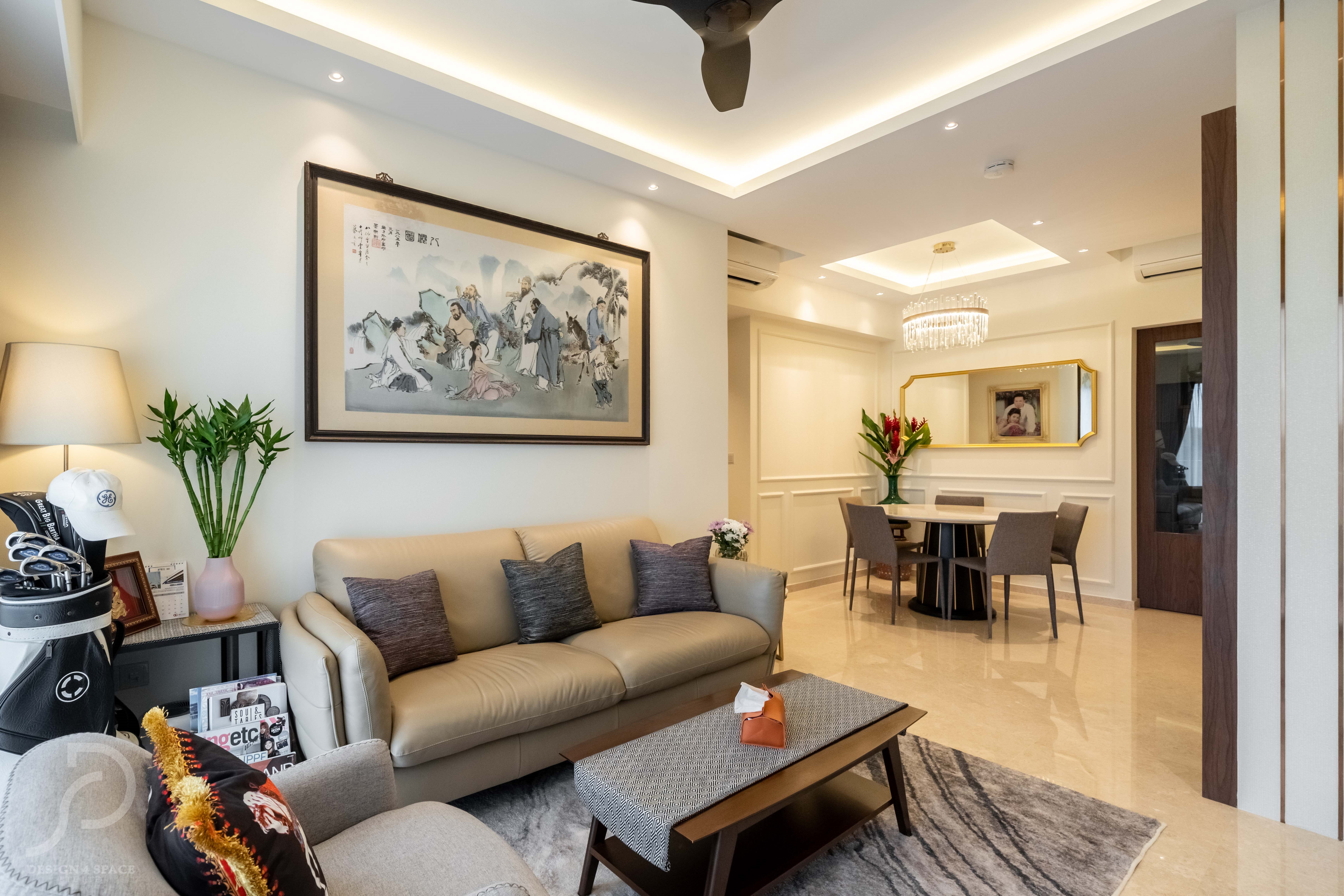 Modern Design - Living Room - Condominium - Design by Design 4 Space Pte Ltd