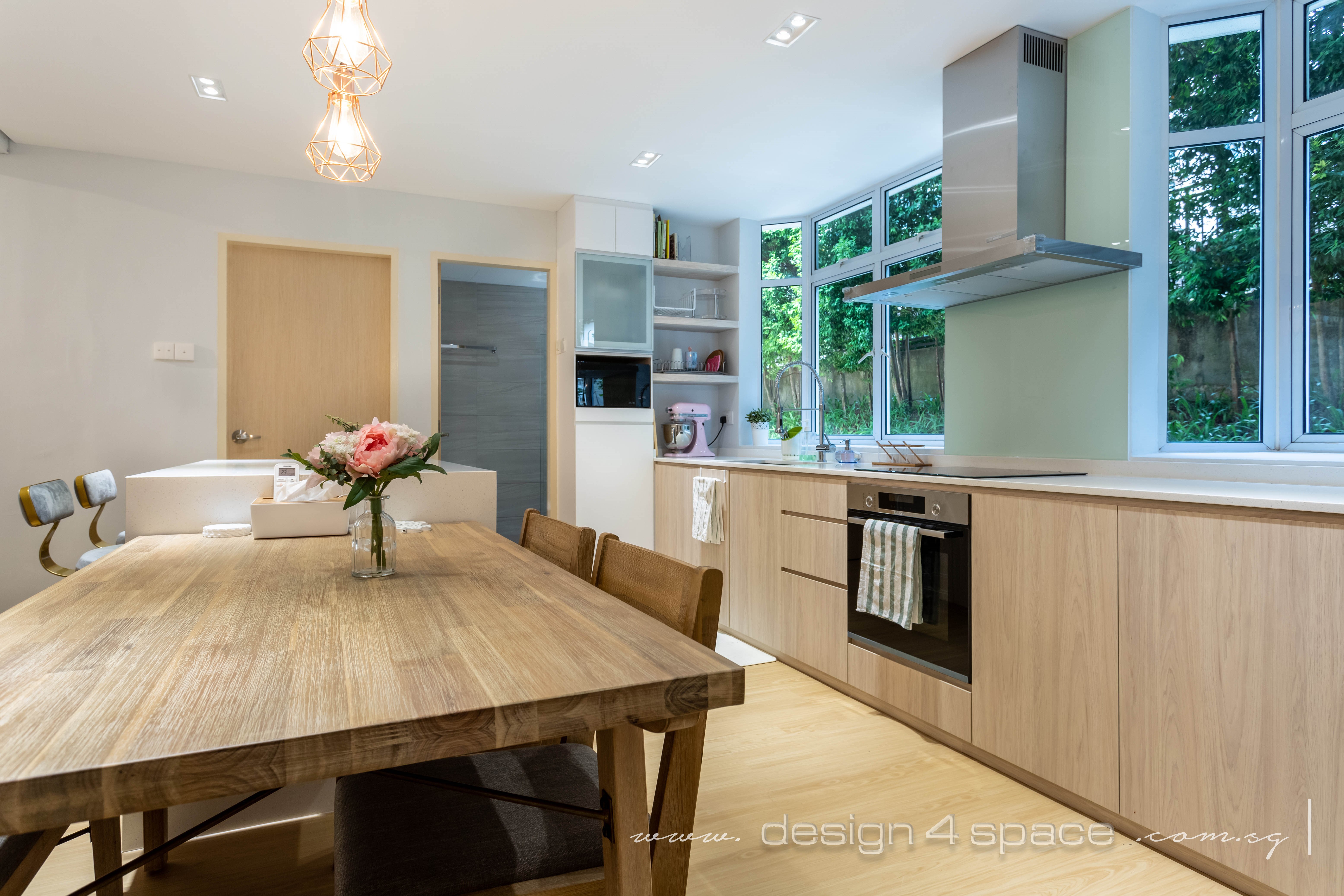 Scandinavian Design - Kitchen - Condominium - Design by Design 4 Space Pte Ltd