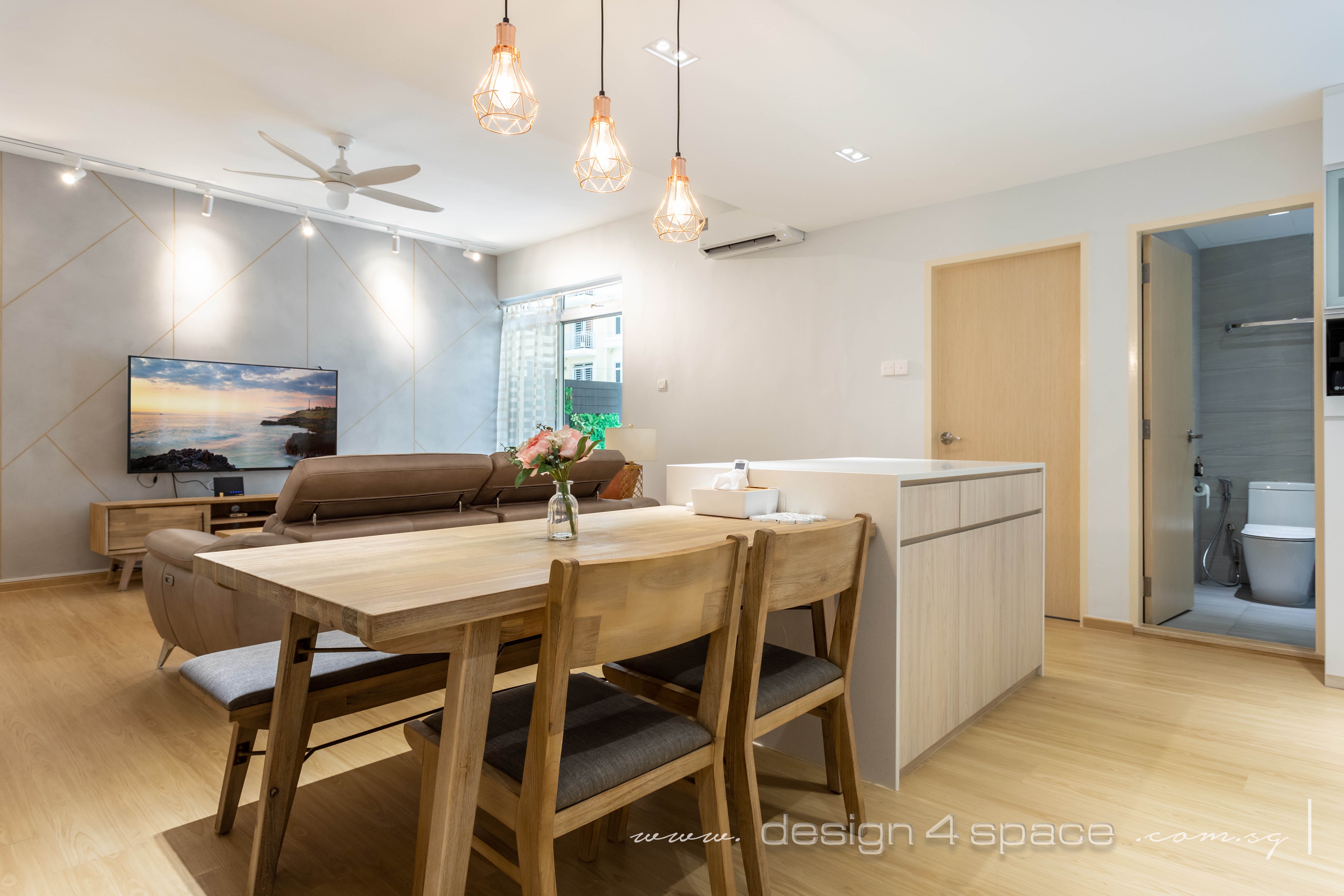 Scandinavian Design - Kitchen - Condominium - Design by Design 4 Space Pte Ltd