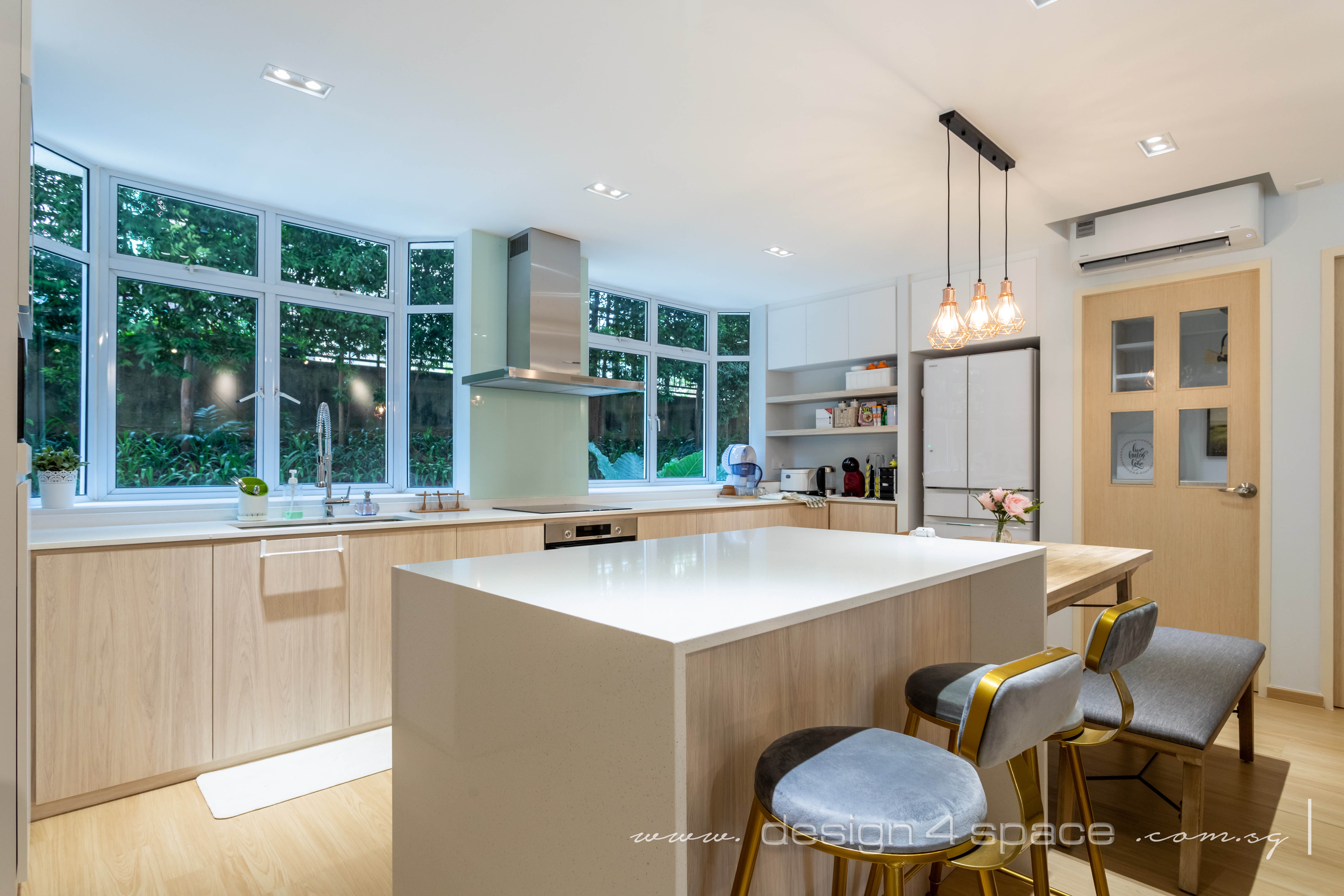 Scandinavian Design - Kitchen - Condominium - Design by Design 4 Space Pte Ltd