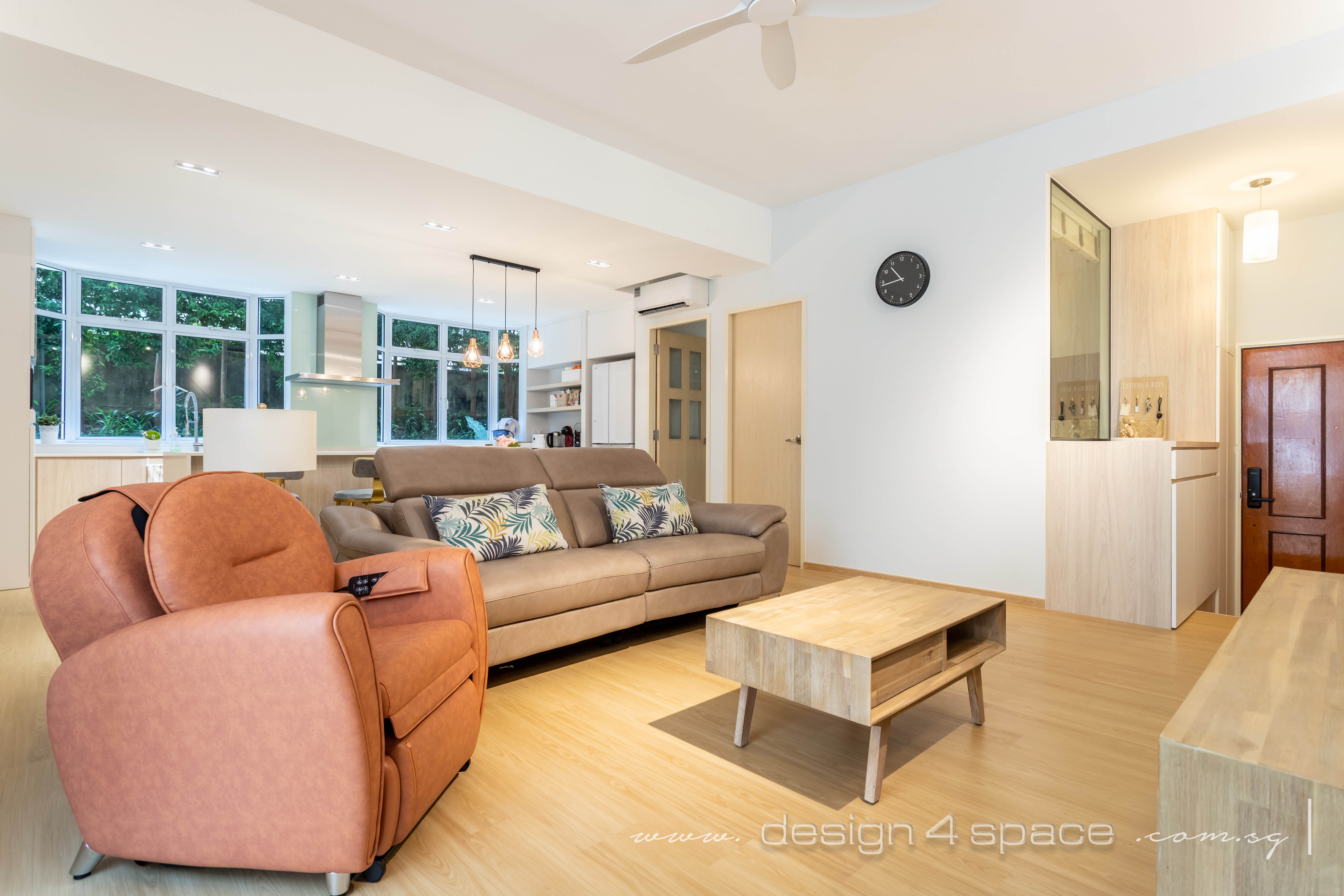 Scandinavian Design - Living Room - Condominium - Design by Design 4 Space Pte Ltd