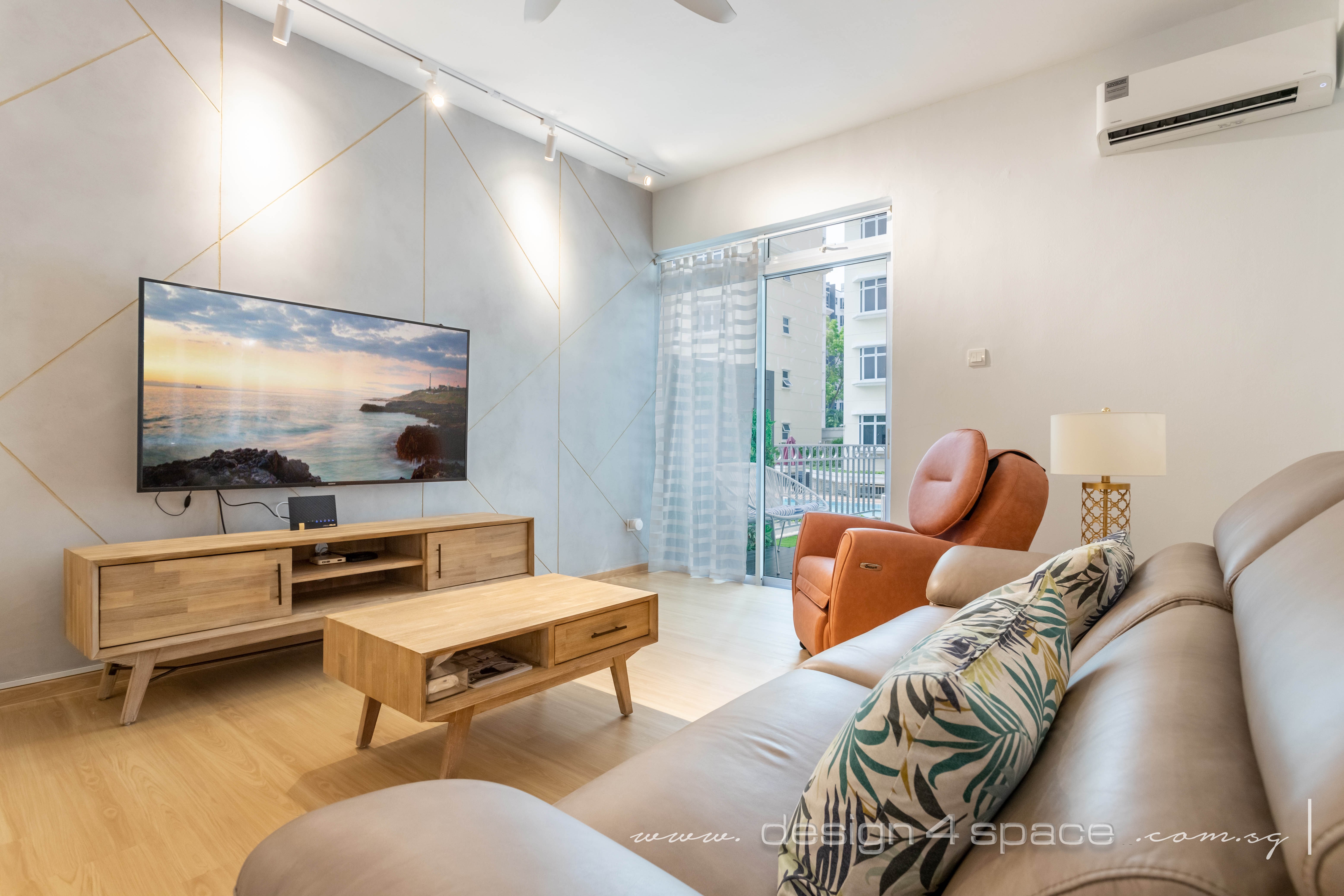 Scandinavian Design - Living Room - Condominium - Design by Design 4 Space Pte Ltd