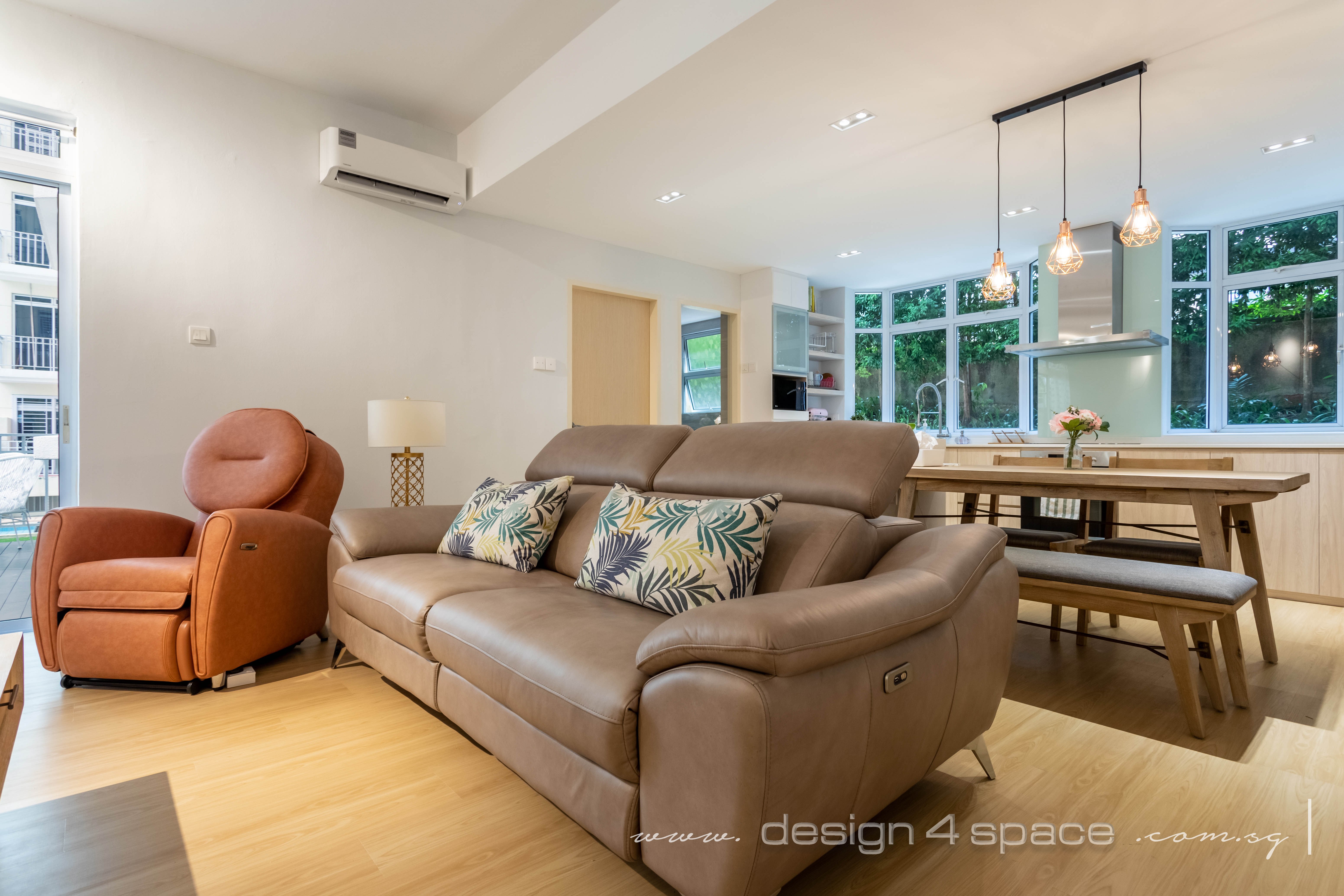 Scandinavian Design - Living Room - Condominium - Design by Design 4 Space Pte Ltd