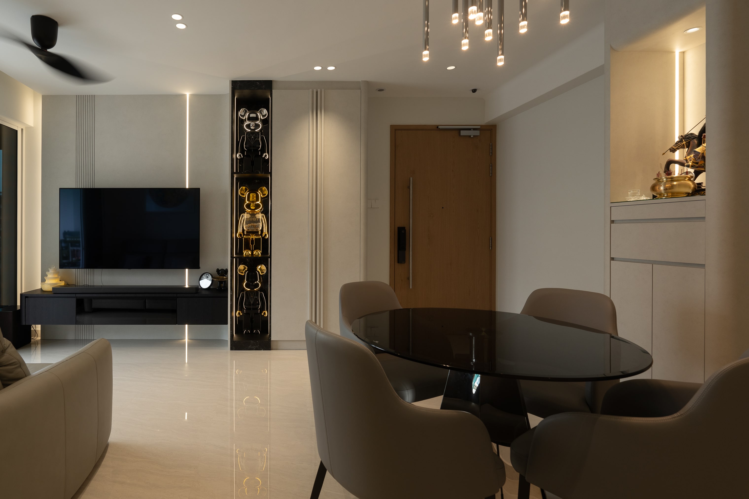 Contemporary, Modern Design - Living Room - Condominium - Design by Design 4 Space Pte Ltd