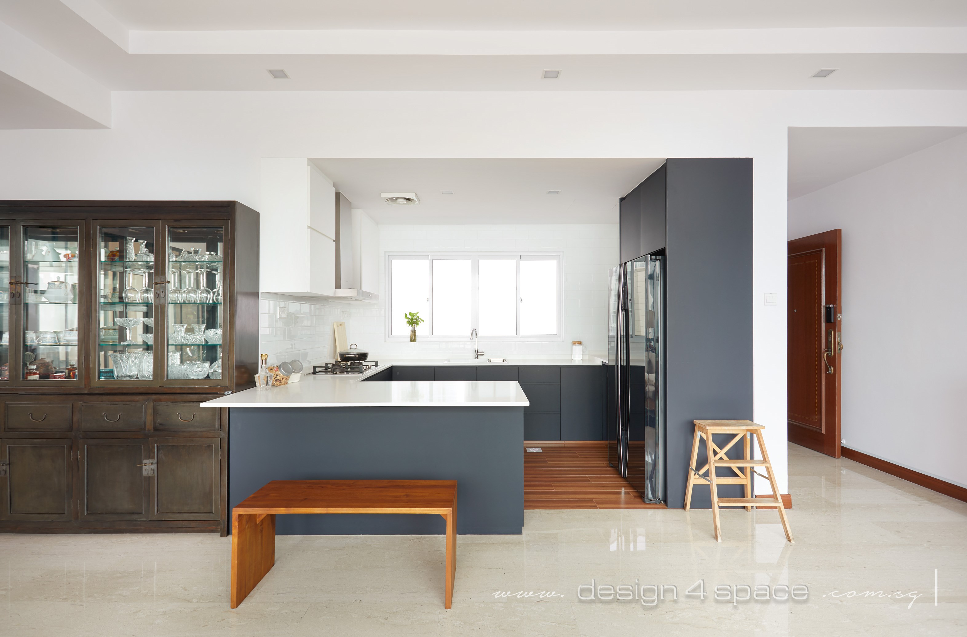 Industrial, Modern, Rustic Design - Kitchen - Condominium - Design by Design 4 Space Pte Ltd