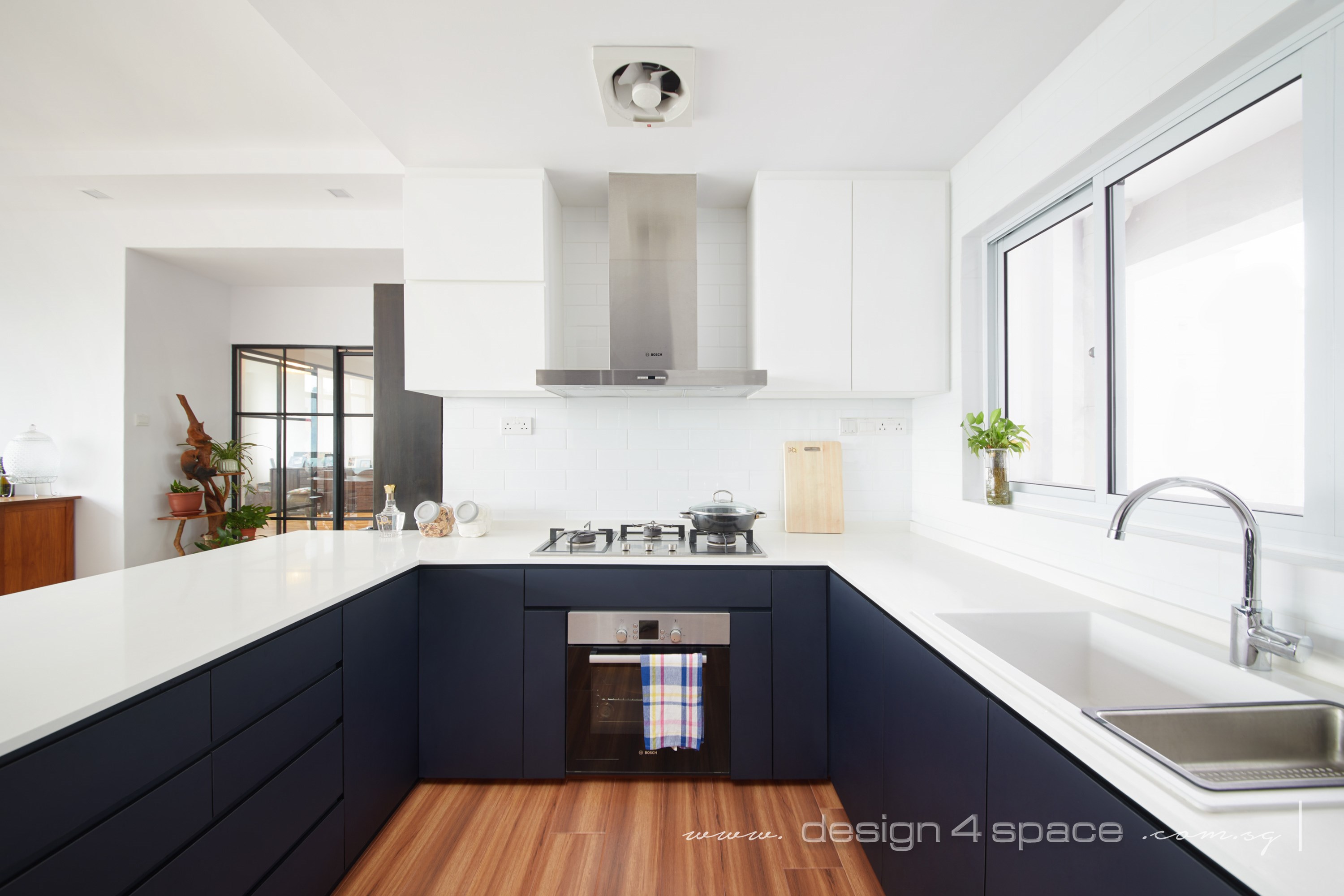 Industrial, Modern, Rustic Design - Kitchen - Condominium - Design by Design 4 Space Pte Ltd