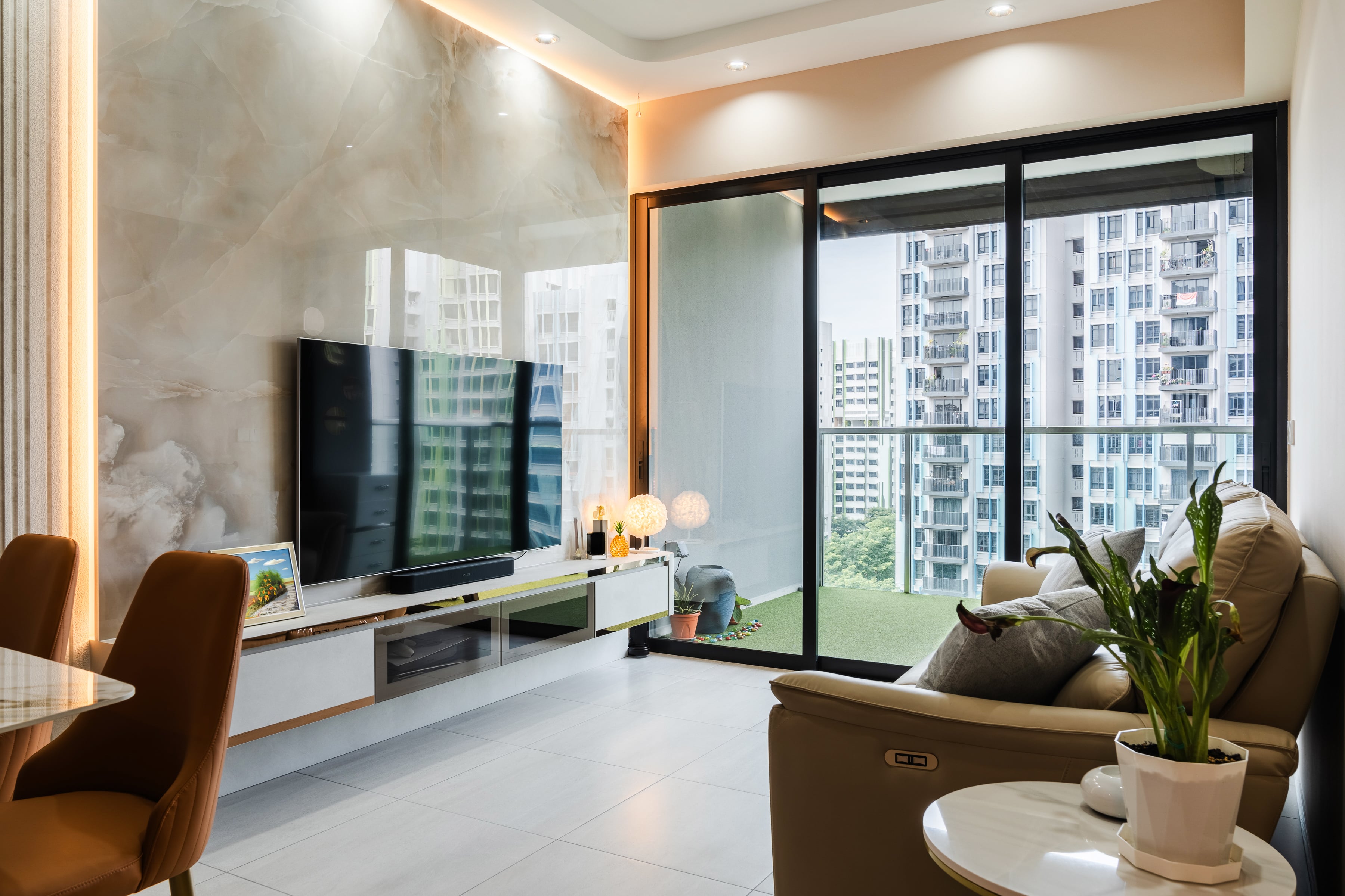 Contemporary, Modern Design - Living Room - Condominium - Design by Design 4 Space Pte Ltd