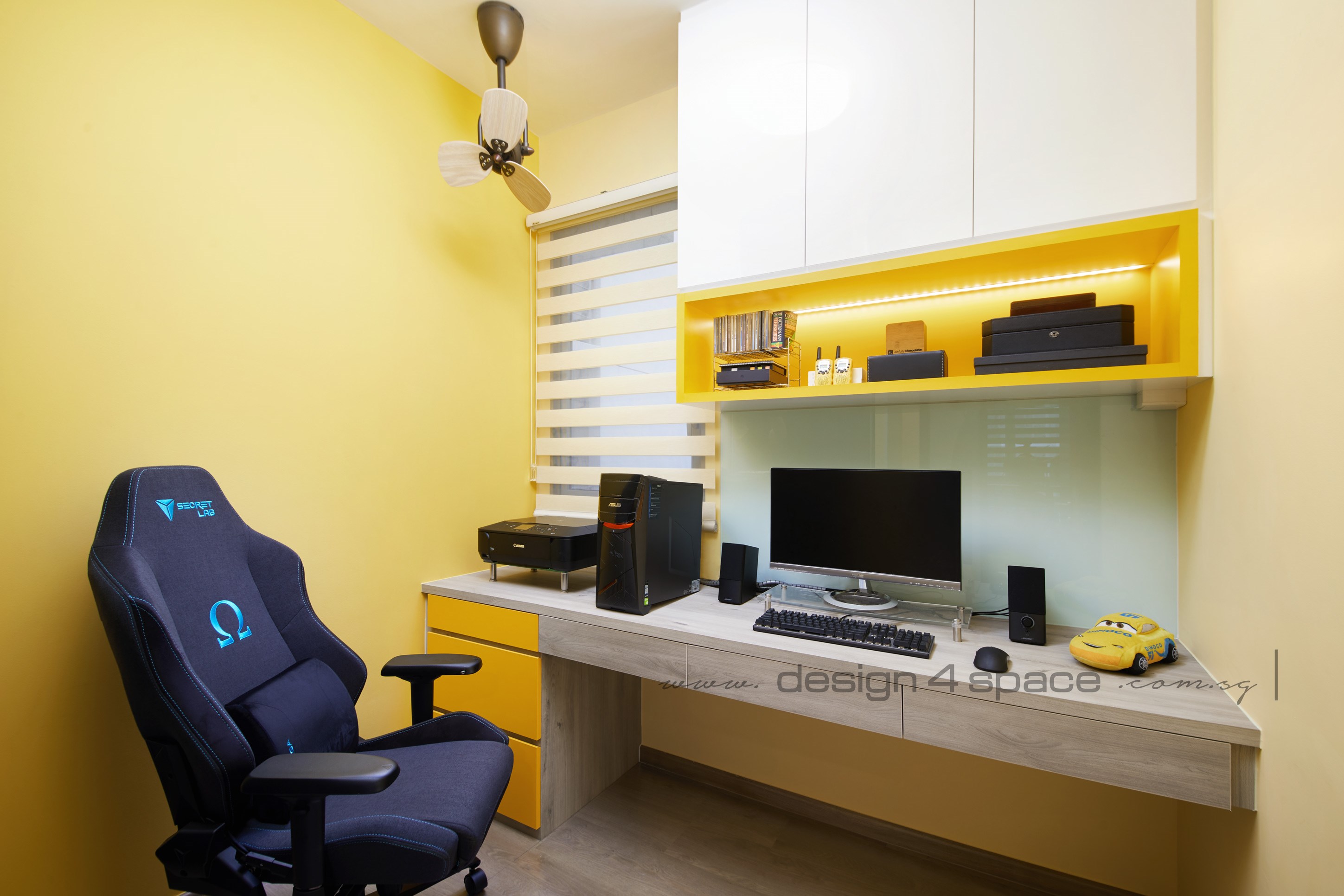 Contemporary Design - Study Room - Condominium - Design by Design 4 Space Pte Ltd