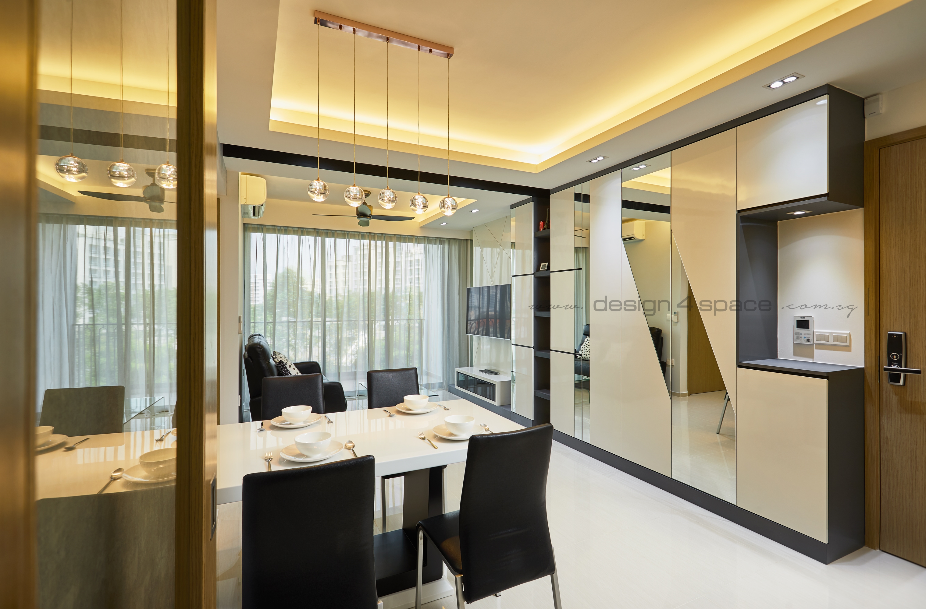 Modern Design - Dining Room - Condominium - Design by Design 4 Space Pte Ltd