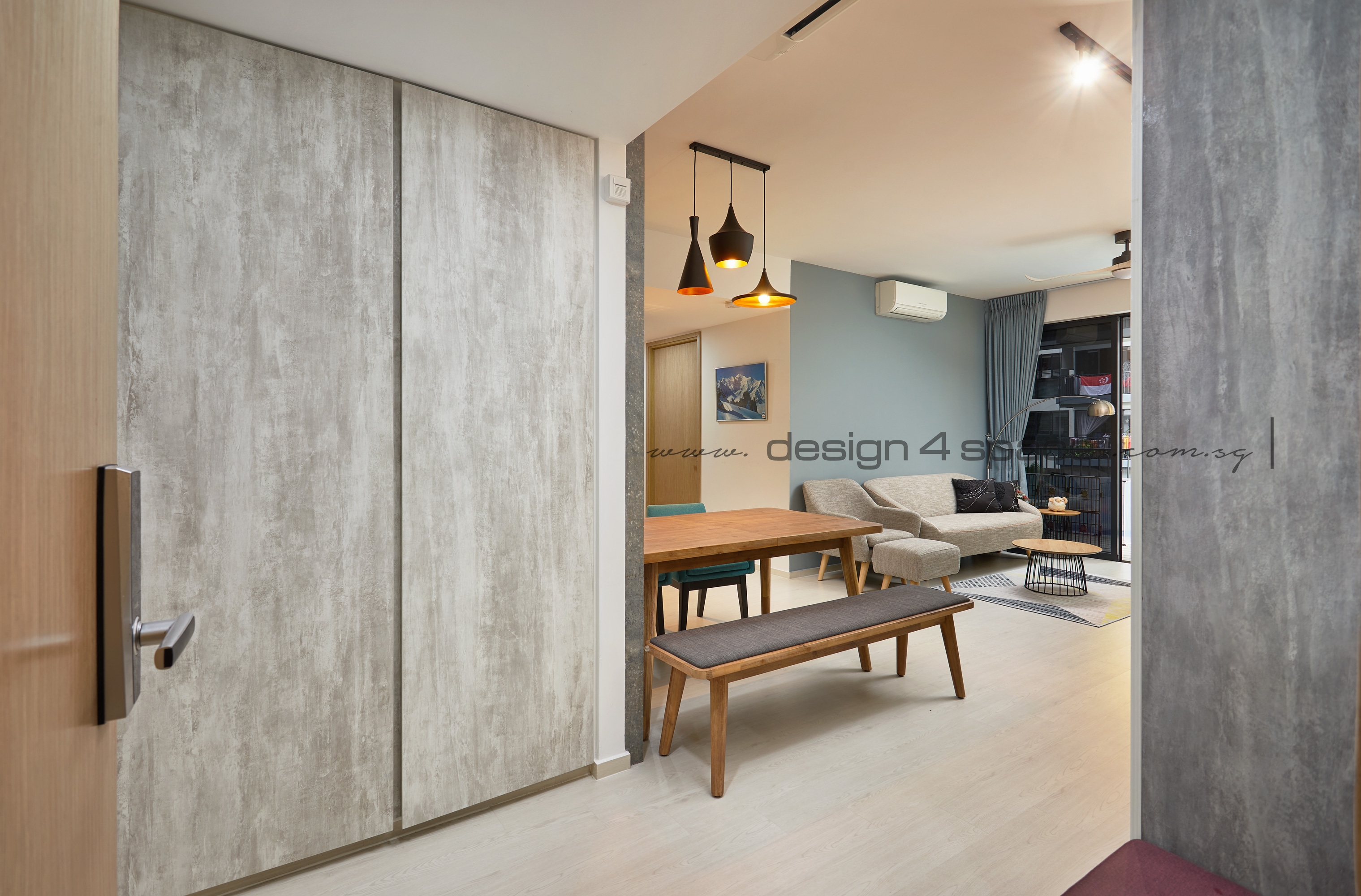 Contemporary, Modern Design - Dining Room - Condominium - Design by Design 4 Space Pte Ltd