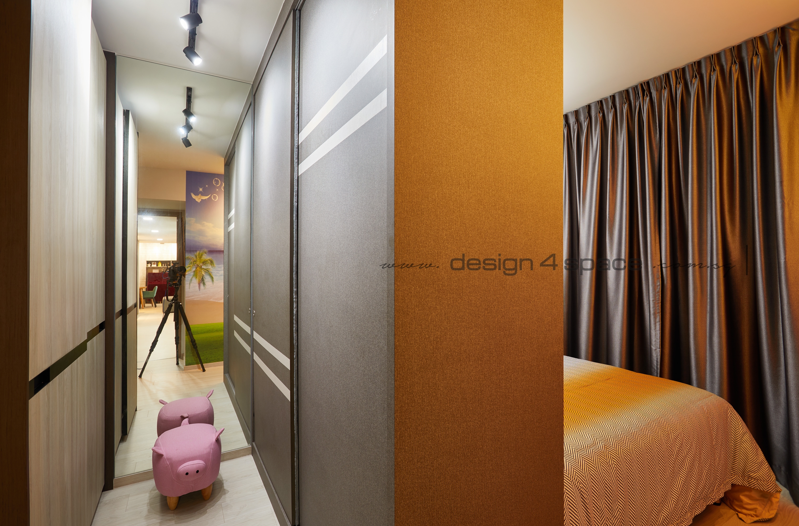 Contemporary, Modern Design - Bedroom - Condominium - Design by Design 4 Space Pte Ltd