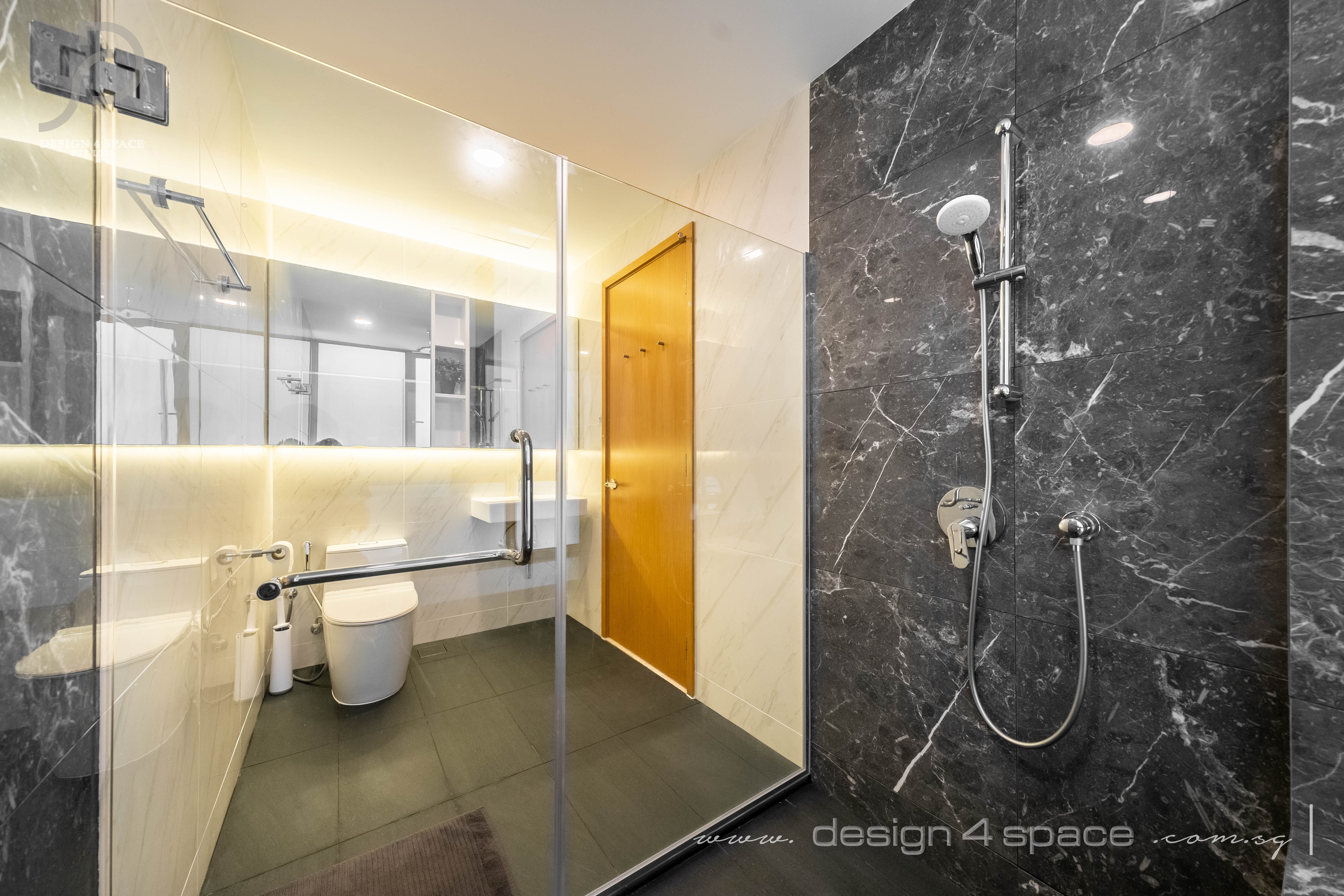 Contemporary Design - Bathroom - Condominium - Design by Design 4 Space Pte Ltd