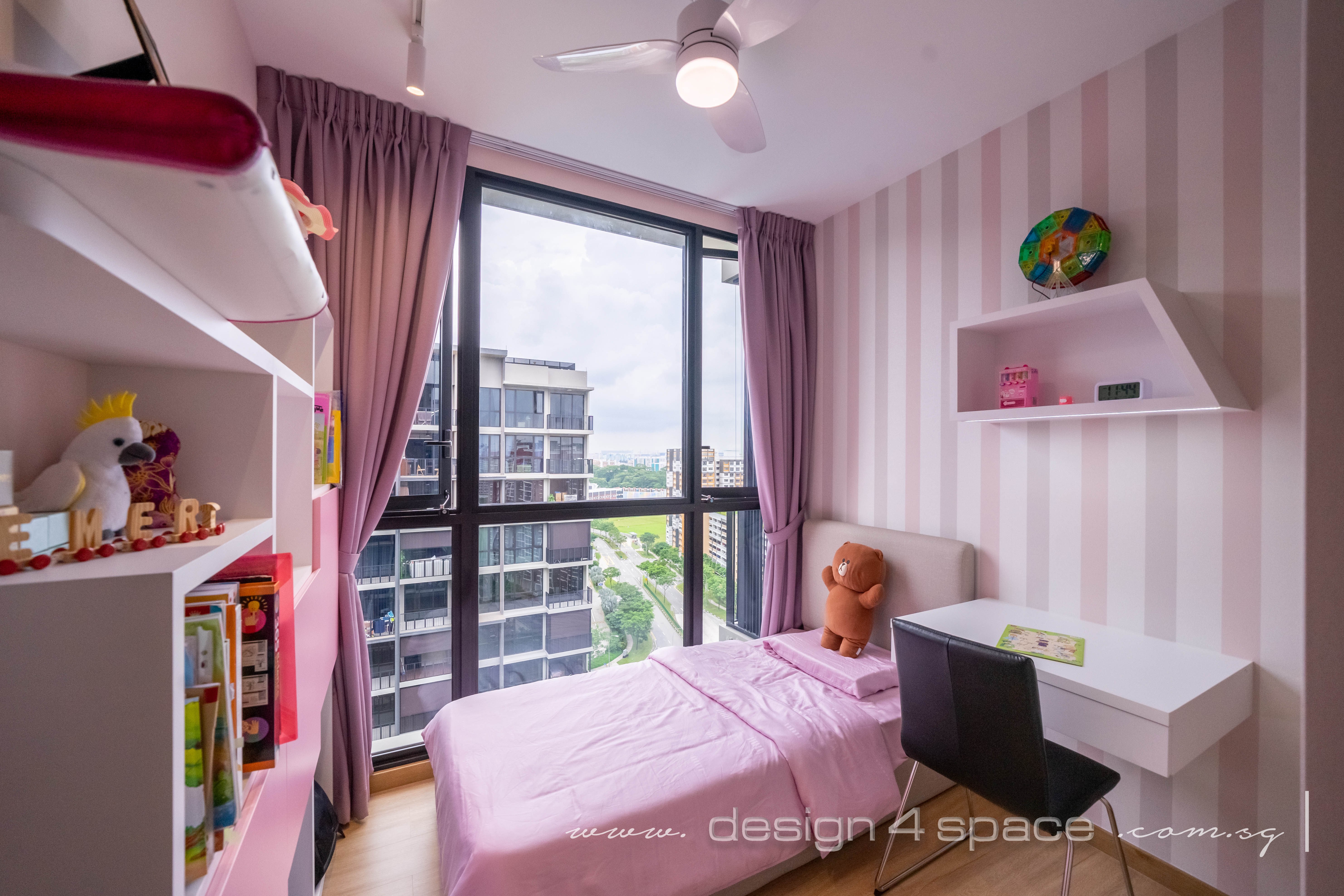 Contemporary Design - Bedroom - Condominium - Design by Design 4 Space Pte Ltd