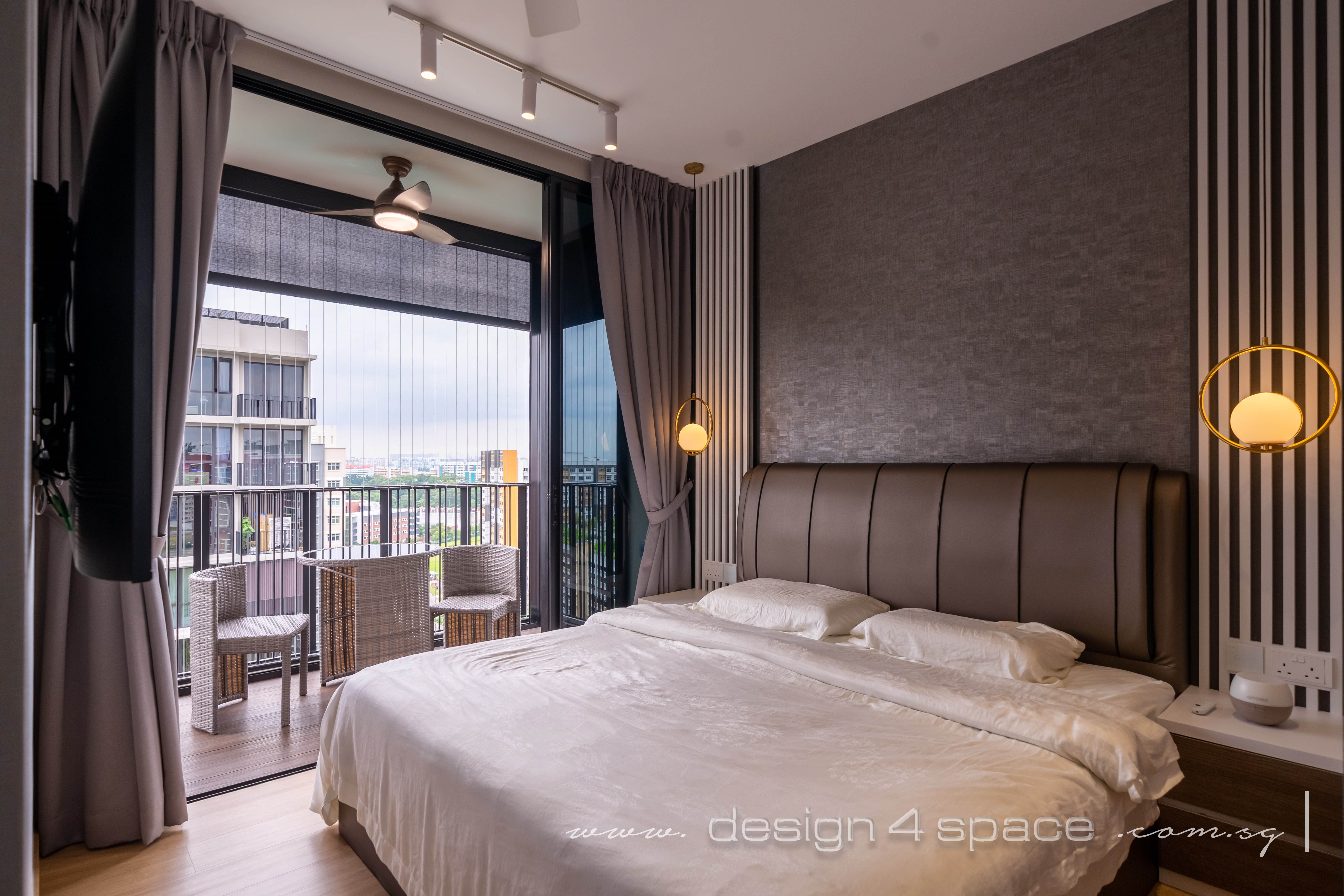 Contemporary Design - Bedroom - Condominium - Design by Design 4 Space Pte Ltd