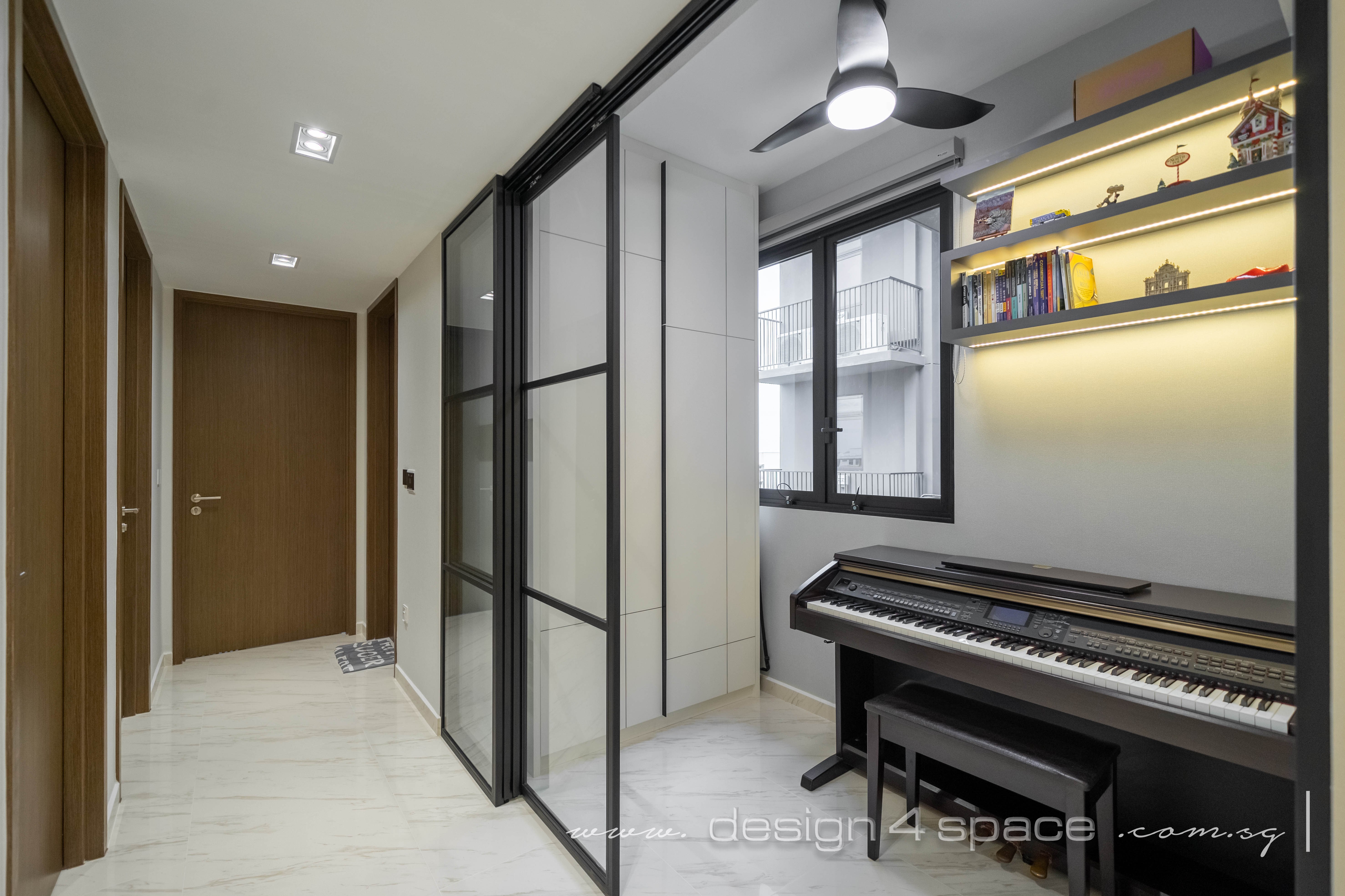 Contemporary Design - Study Room - Condominium - Design by Design 4 Space Pte Ltd