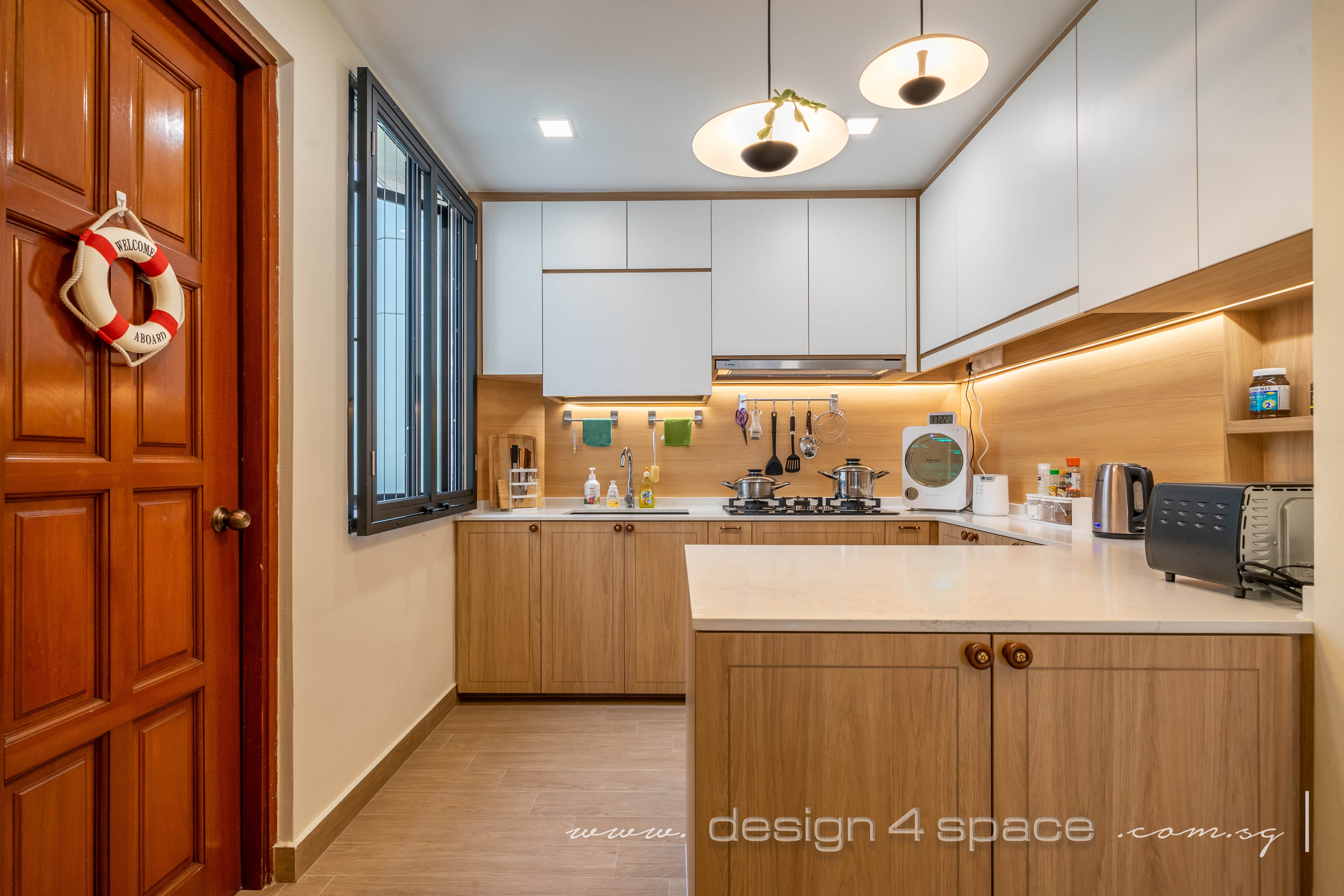 Minimalist, Modern Design - Kitchen - Condominium - Design by Design 4 Space Pte Ltd