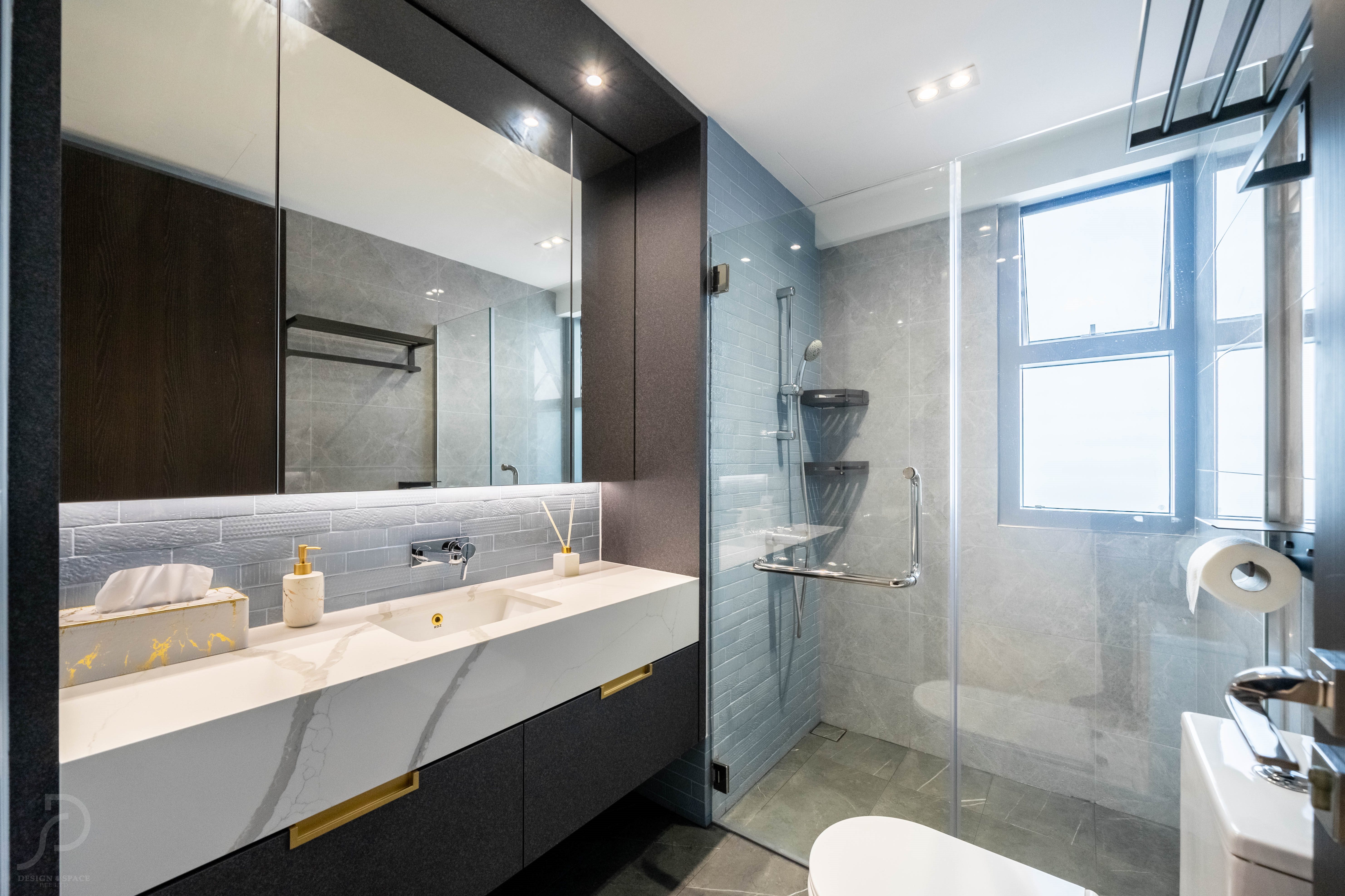 Contemporary, Modern Design - Bathroom - Condominium - Design by Design 4 Space Pte Ltd