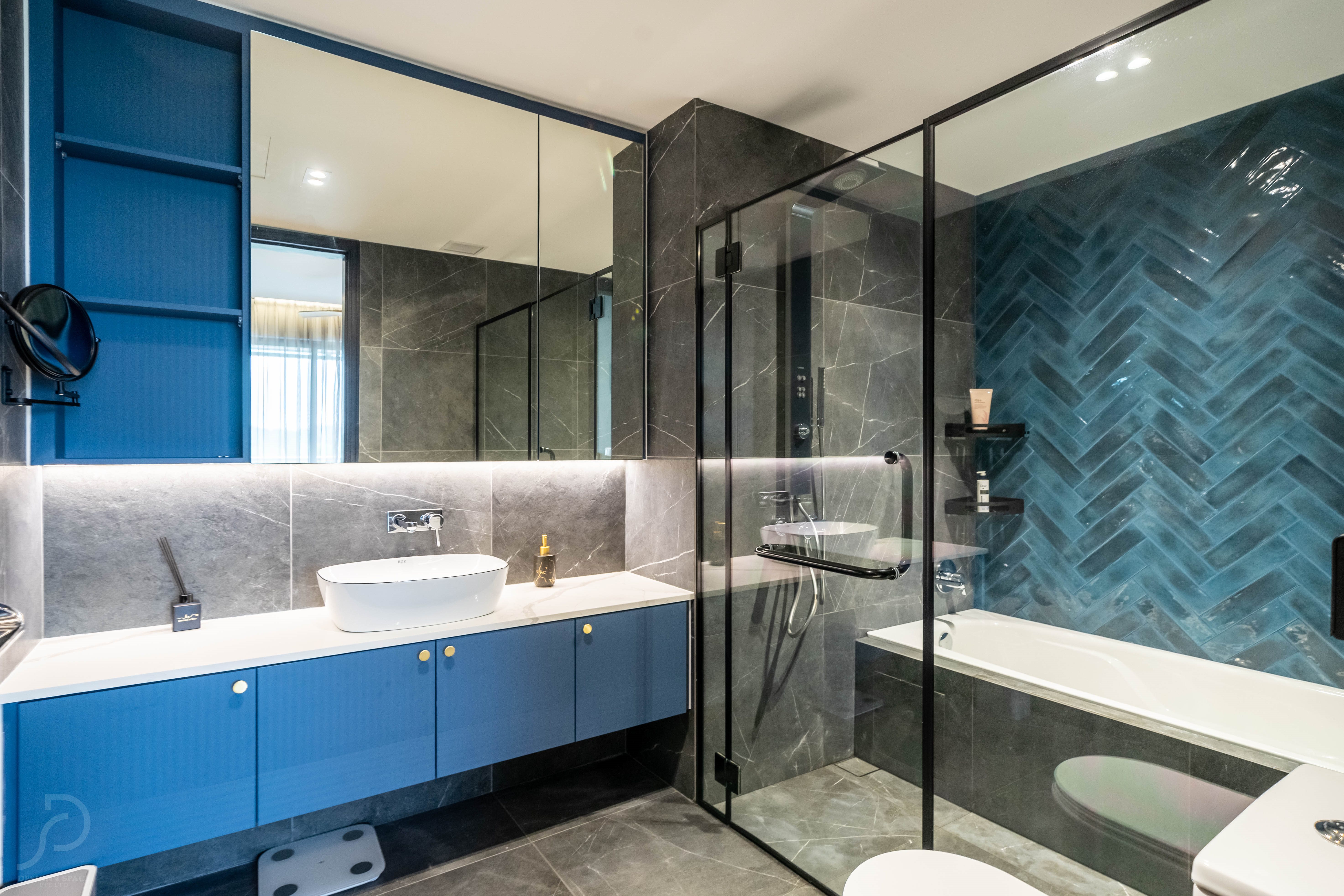 Contemporary, Modern Design - Bathroom - Condominium - Design by Design 4 Space Pte Ltd