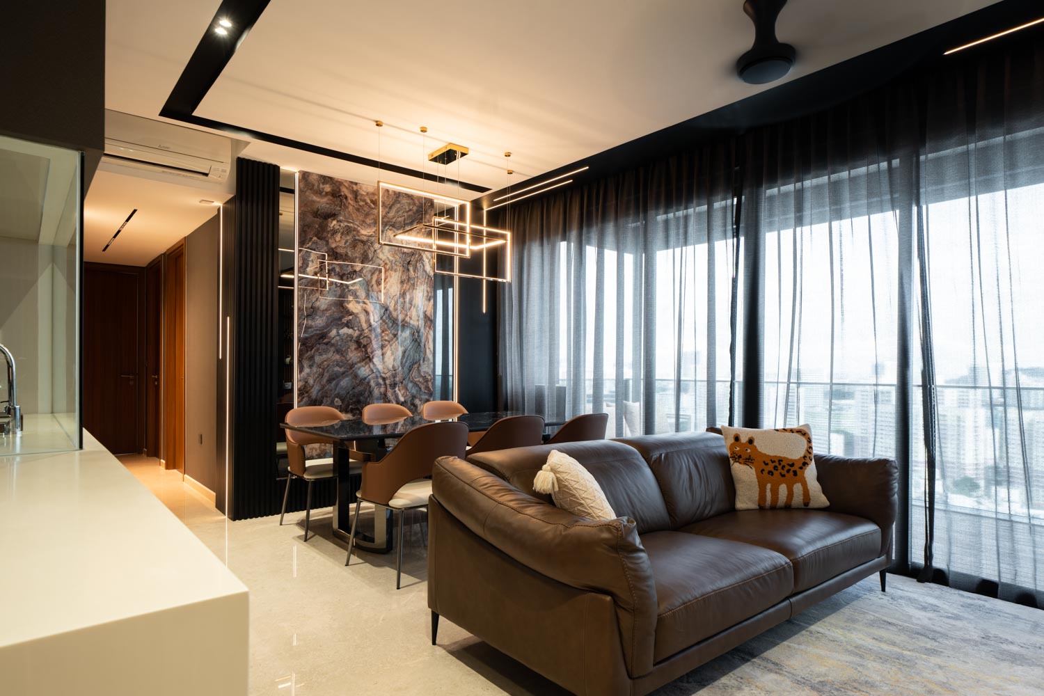 Contemporary, Modern Design - Living Room - Condominium - Design by Design 4 Space Pte Ltd