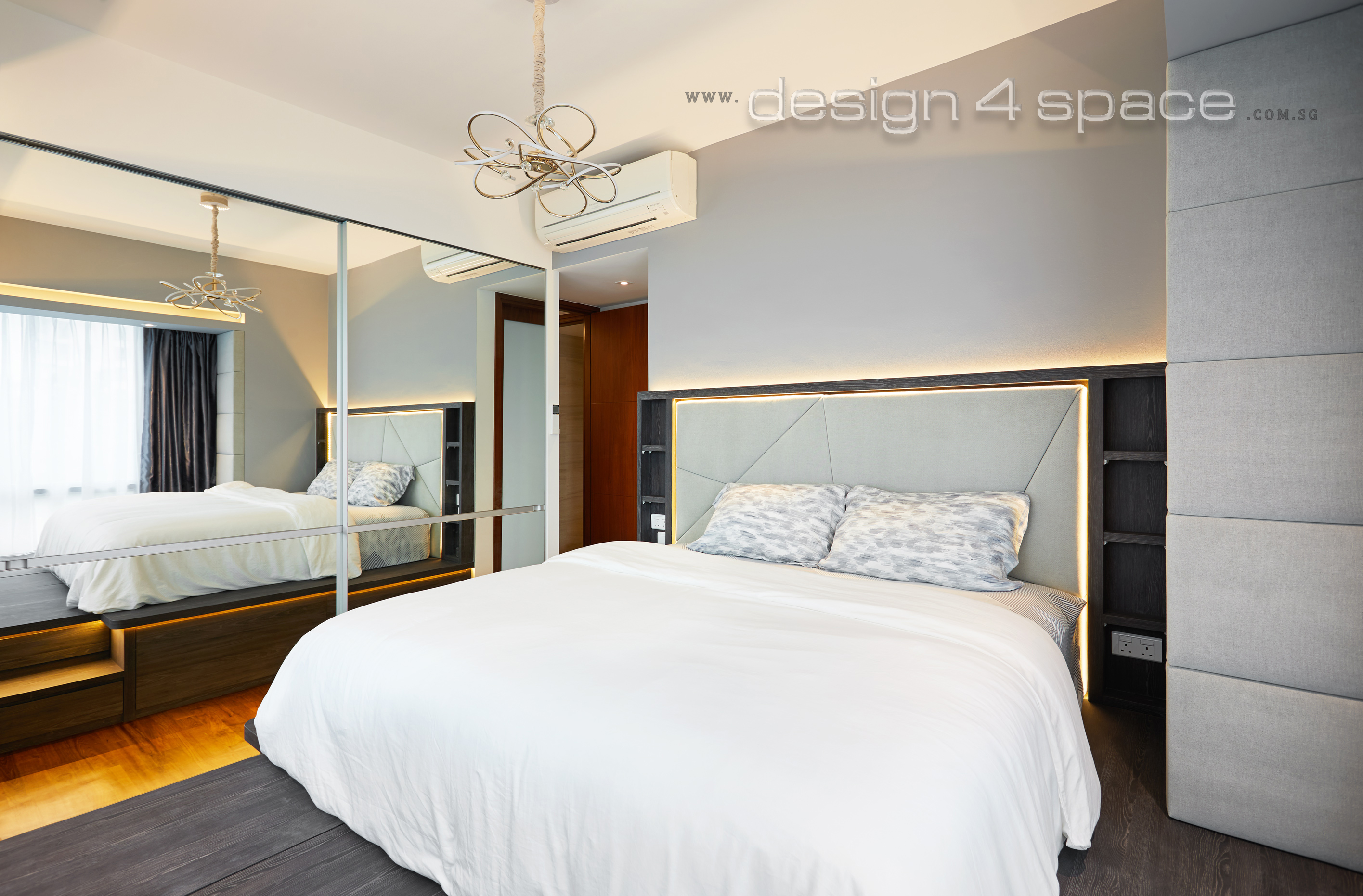 Contemporary, Minimalist, Modern Design - Bedroom - Condominium - Design by Design 4 Space Pte Ltd