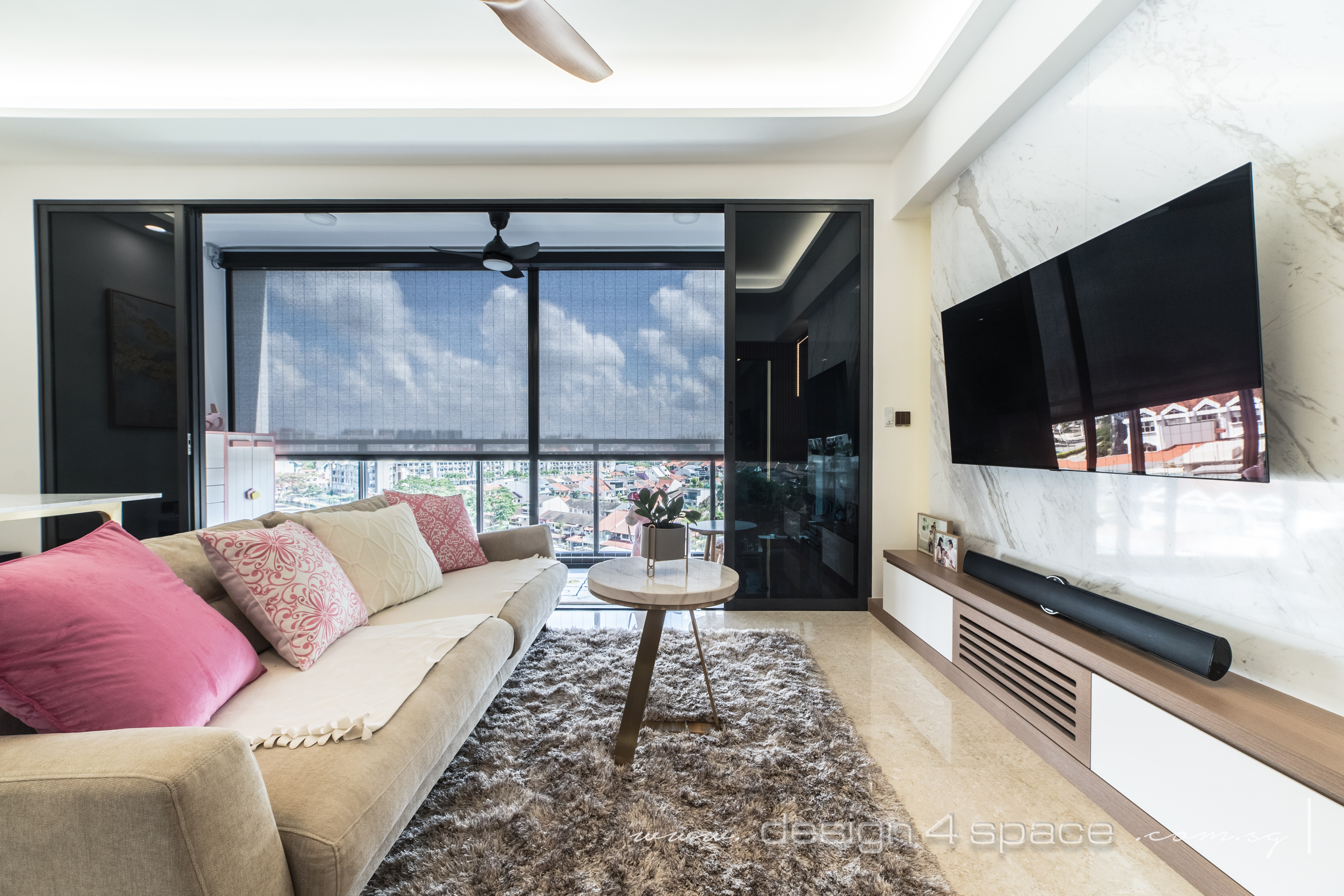 Modern Design - Living Room - Condominium - Design by Design 4 Space Pte Ltd