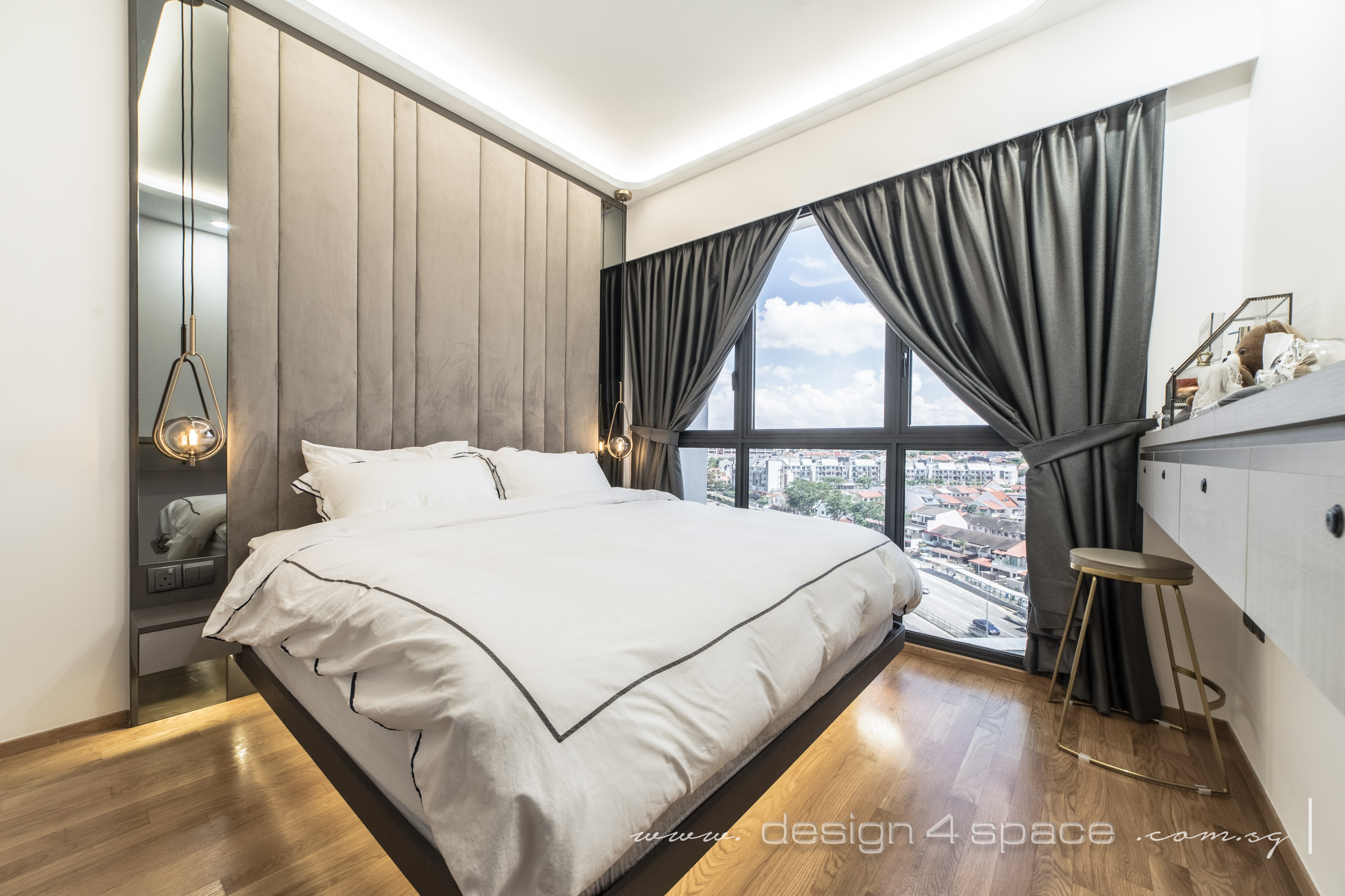 Modern Design - Bedroom - Condominium - Design by Design 4 Space Pte Ltd