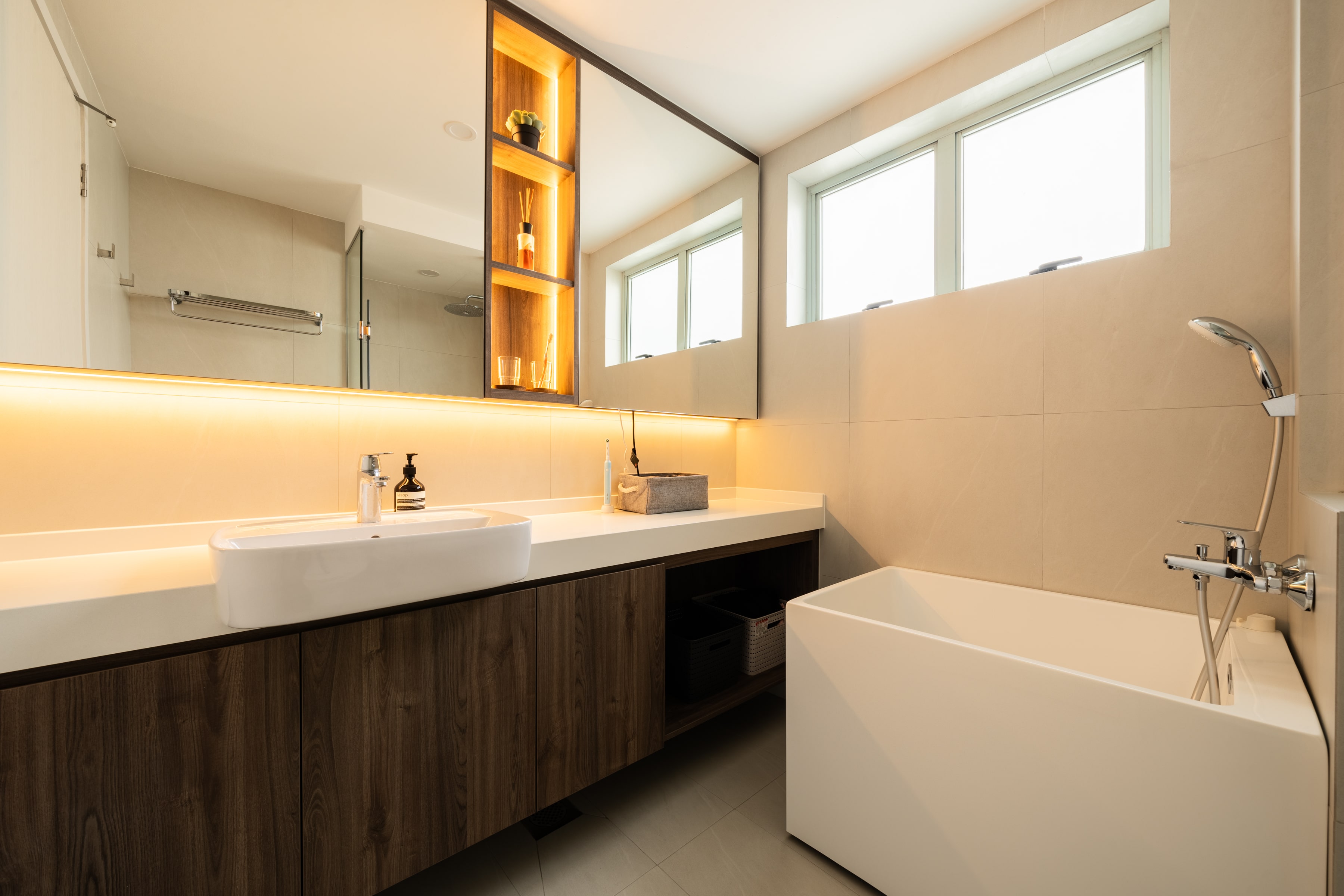 Contemporary, Modern Design - Bathroom - Condominium - Design by Design 4 Space Pte Ltd