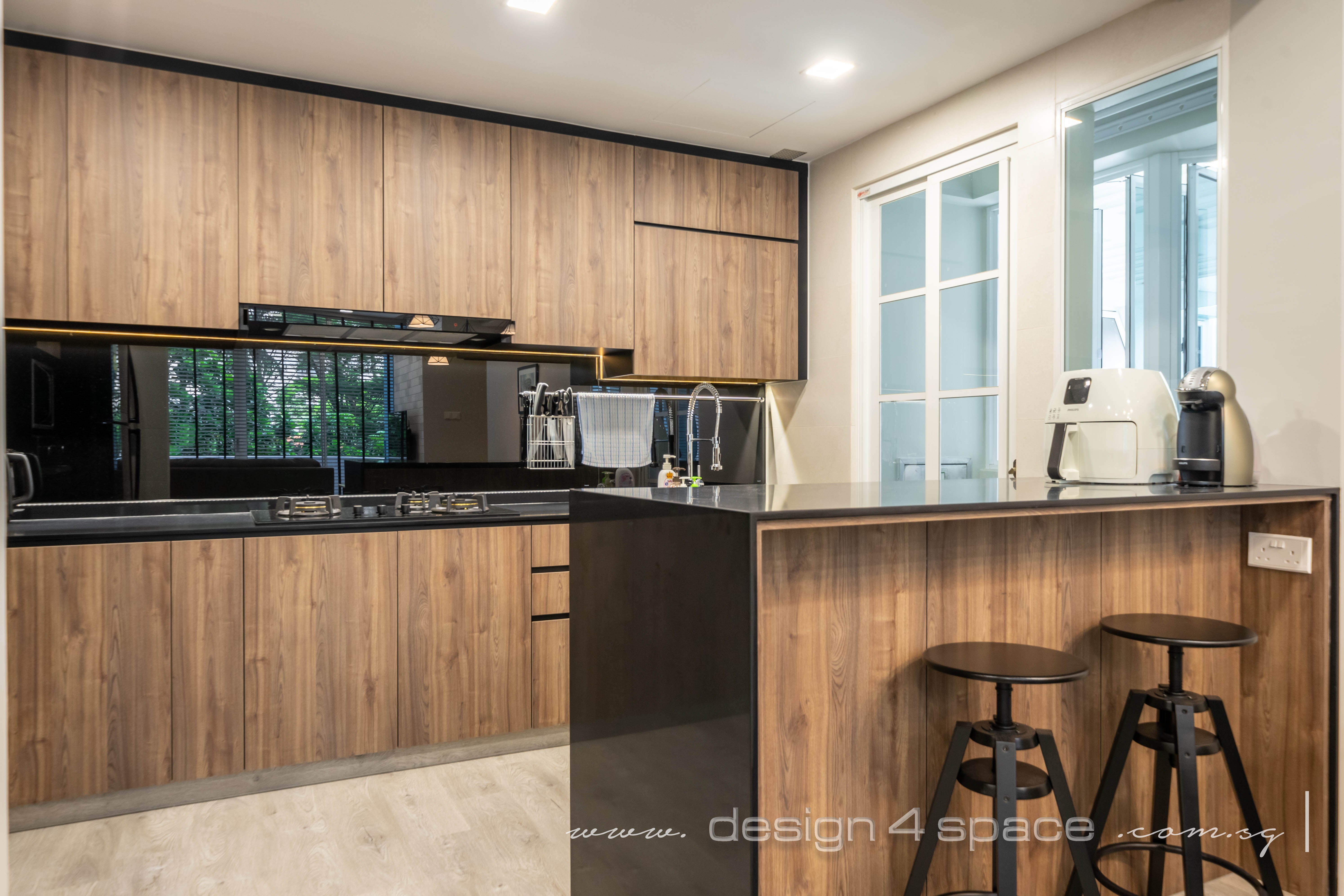 Modern, Scandinavian Design - Kitchen - Condominium - Design by Design 4 Space Pte Ltd